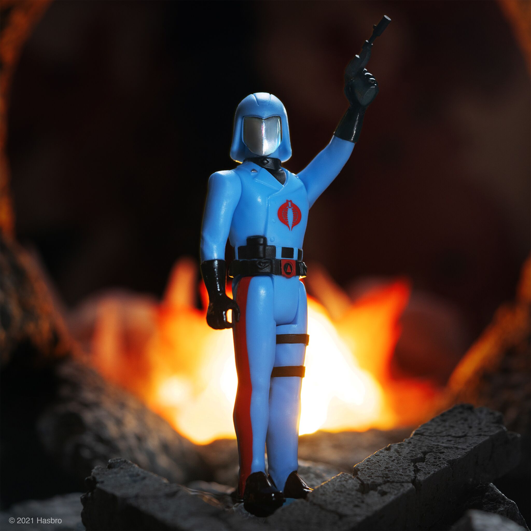Super7 G.I. Joe Cobra Commander Vac Metal figurina 9 cm