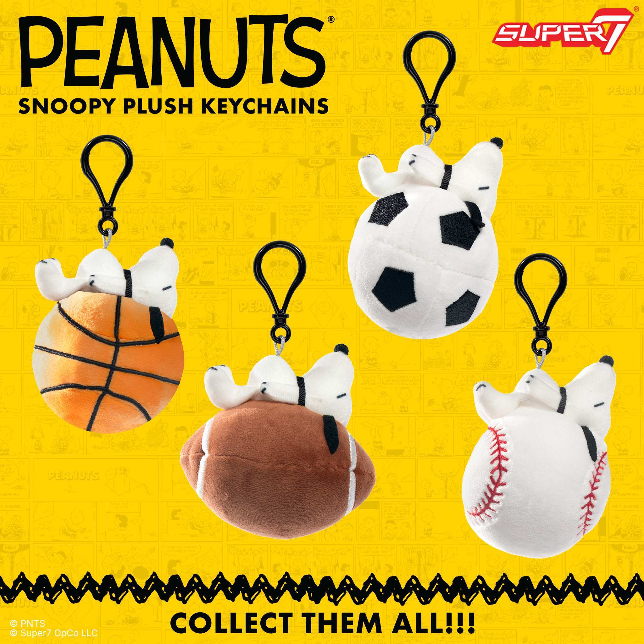 Super7 Peanuts Snoopy breloc plus blind bag sport