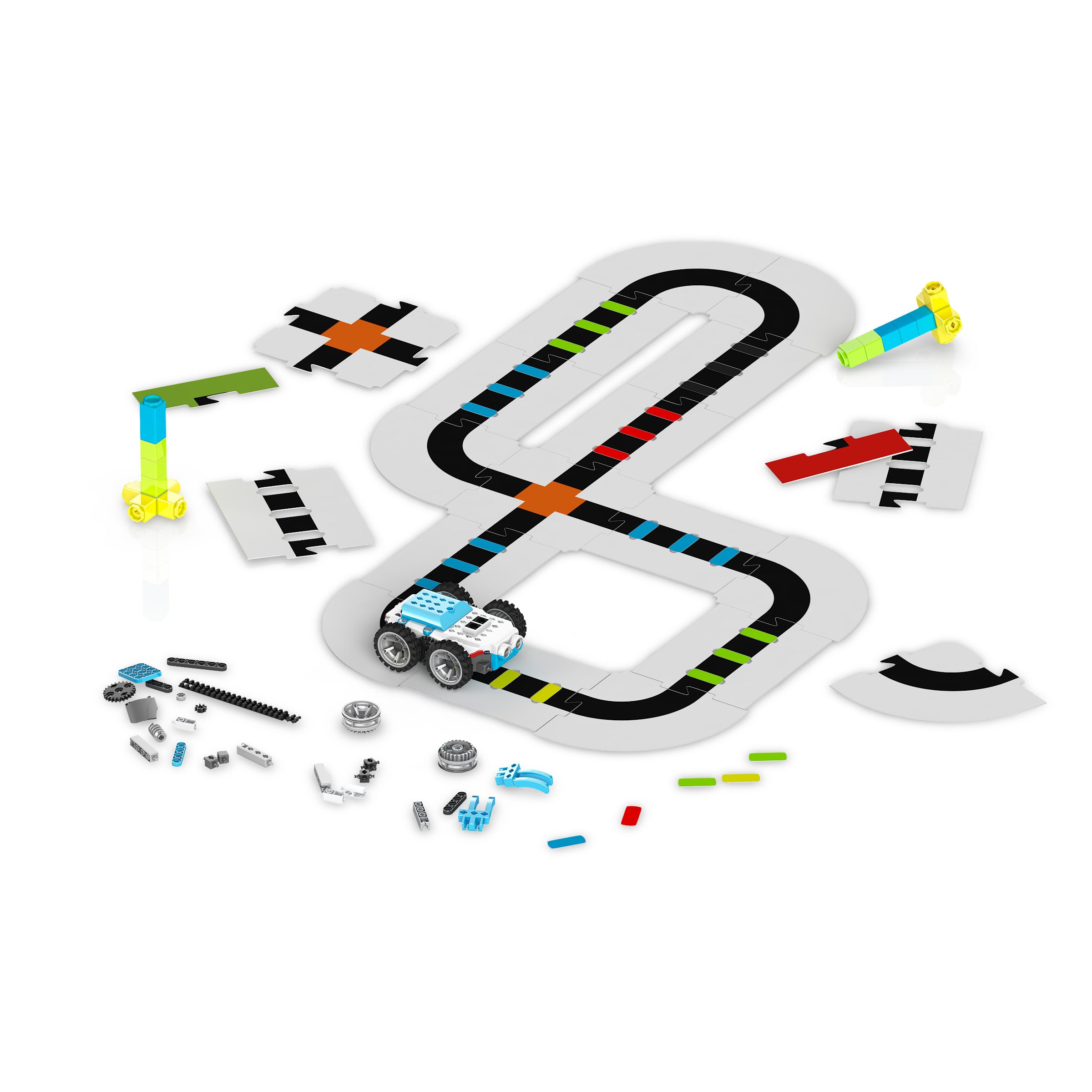 Engino Flexi-Track Puzzle EP05.1 pistă roboți codare