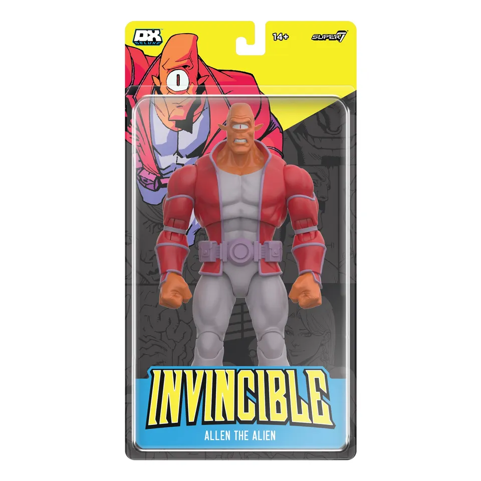 Super7 Invincible Allen Alien figurină deluxe 18 cm