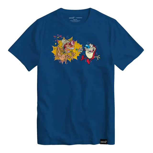 Super7 Ren Stimpy Happy Happy Joy Joy tricou bumbac negru
