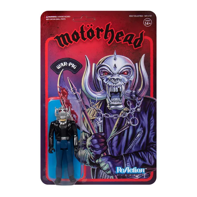 Super7 ReAction Motörhead Warpig figurină 9,5 cm cu topor