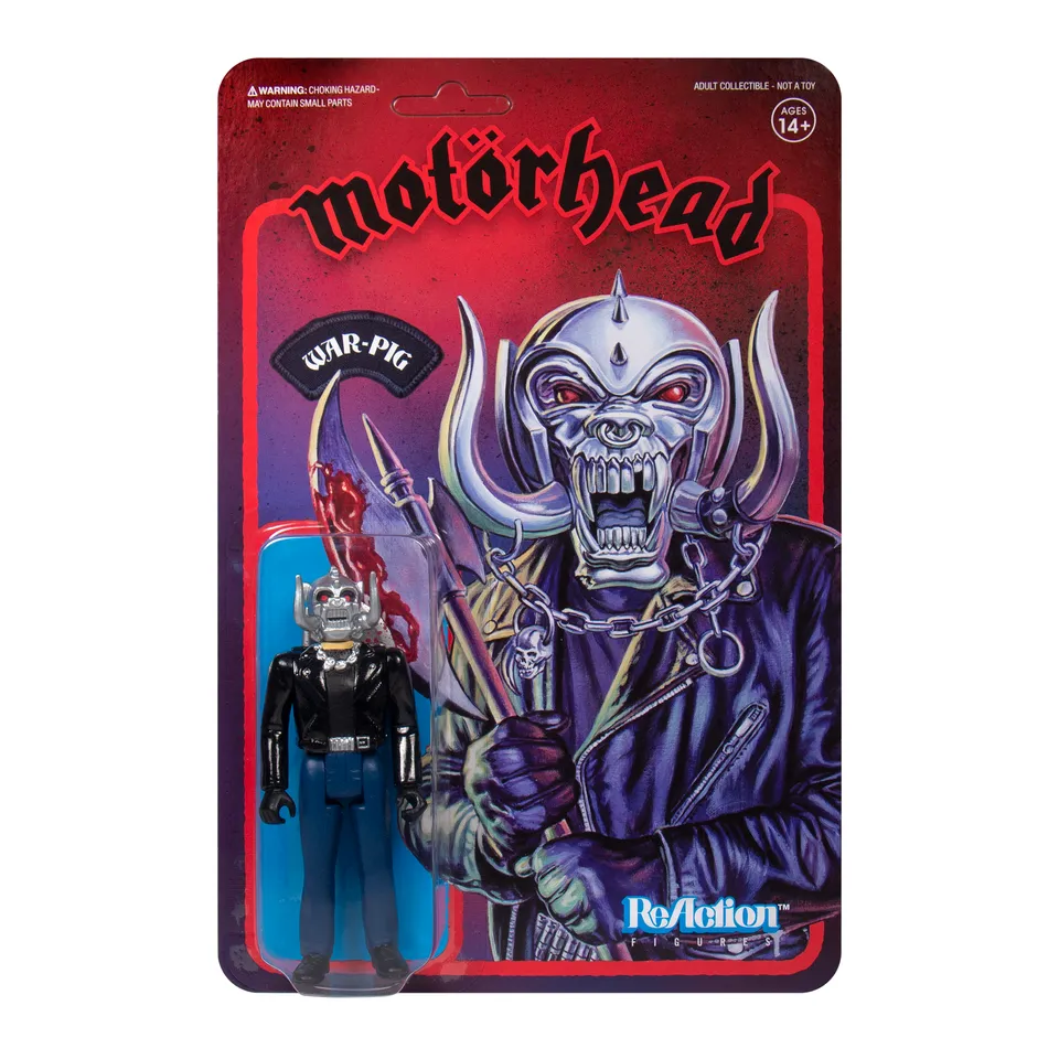 Super7 ReAction Motörhead Warpig figurină 9,5 cm cu topor