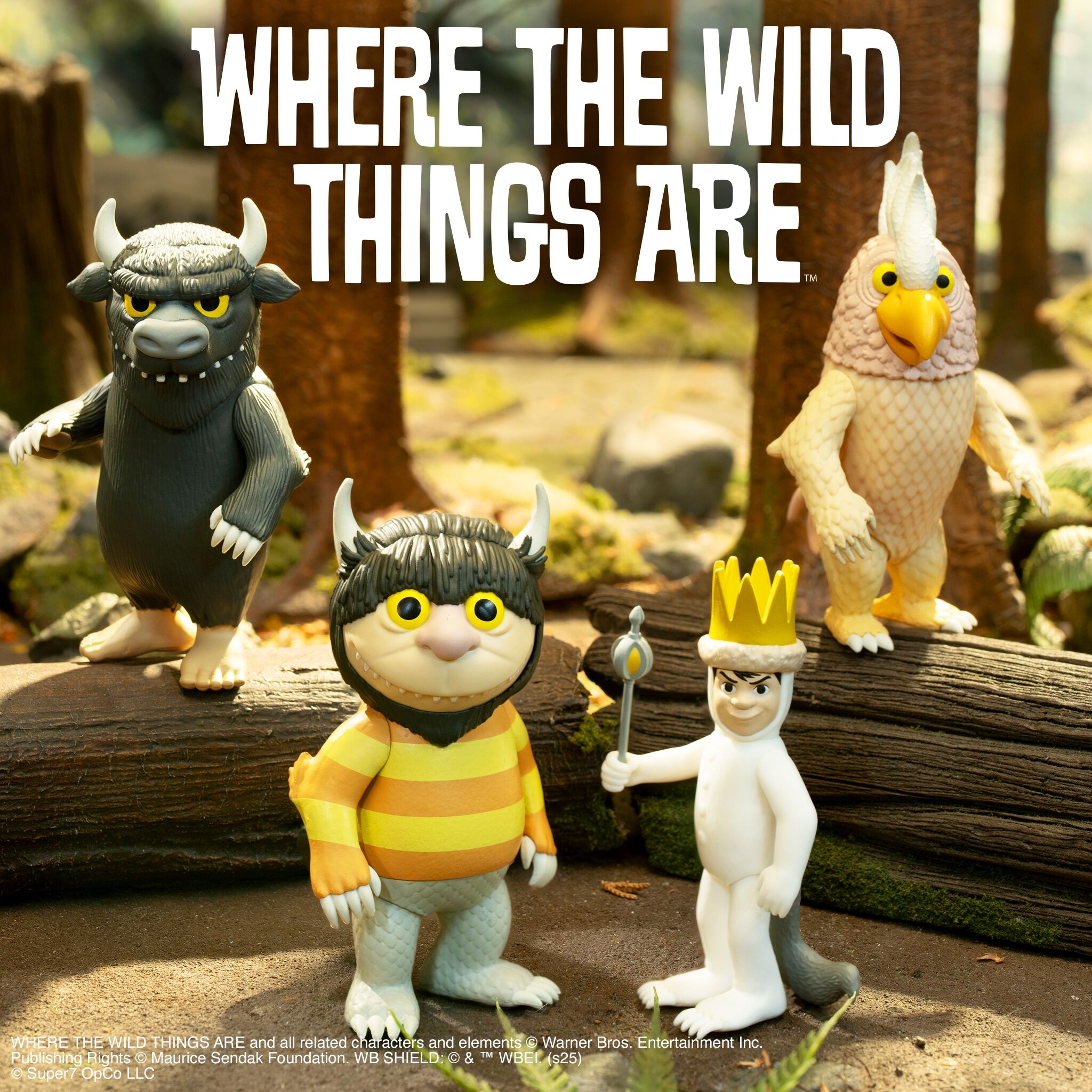 Super7 Where The Wild Things Are Carol ReAction figurina 9,5 cm