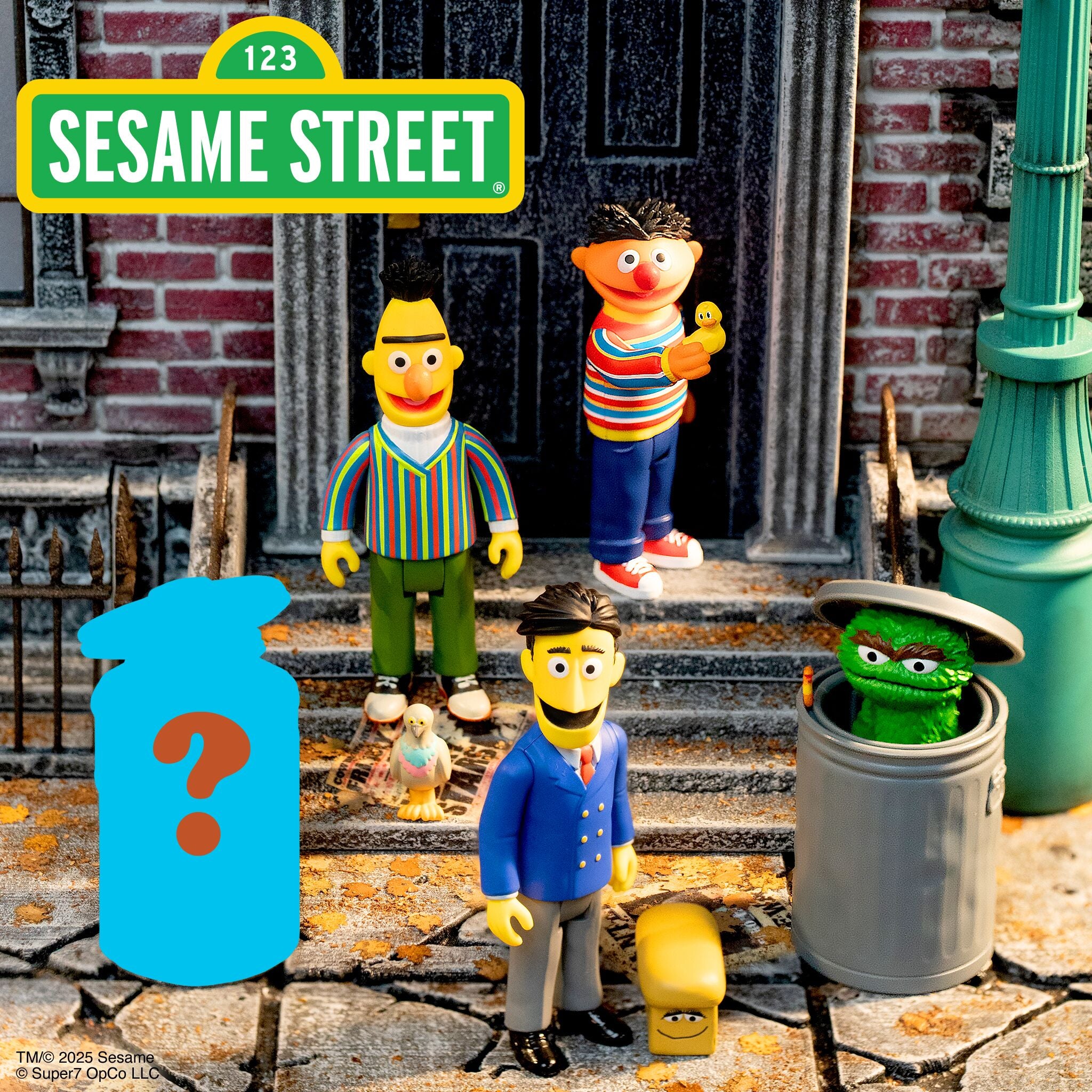 Super7 Sesame Street Blind Box Wave 03 figurina surpriza 9,5 cm