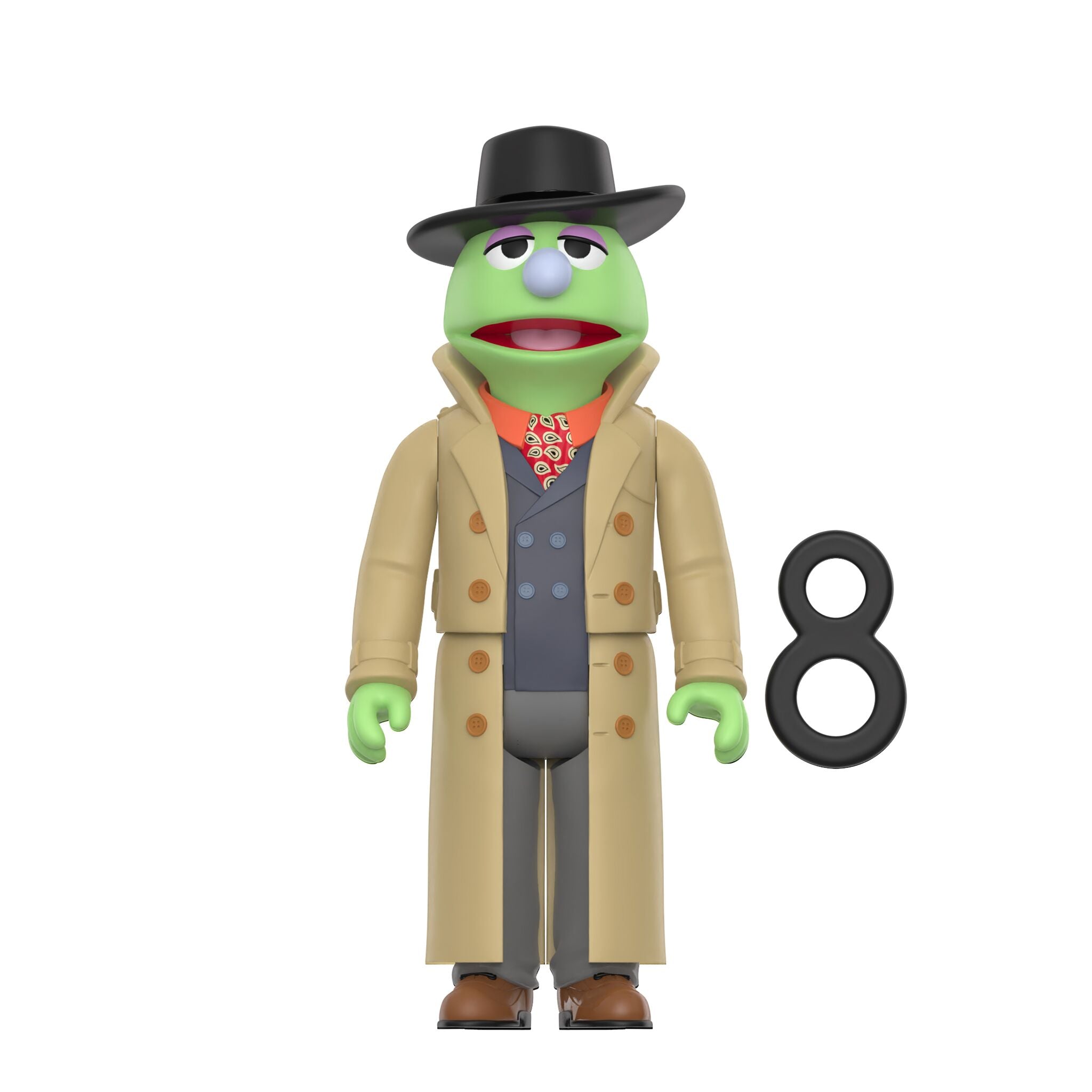 Super7 Sesame Street Lefty ReAction figurina 9,5 cm cu 8