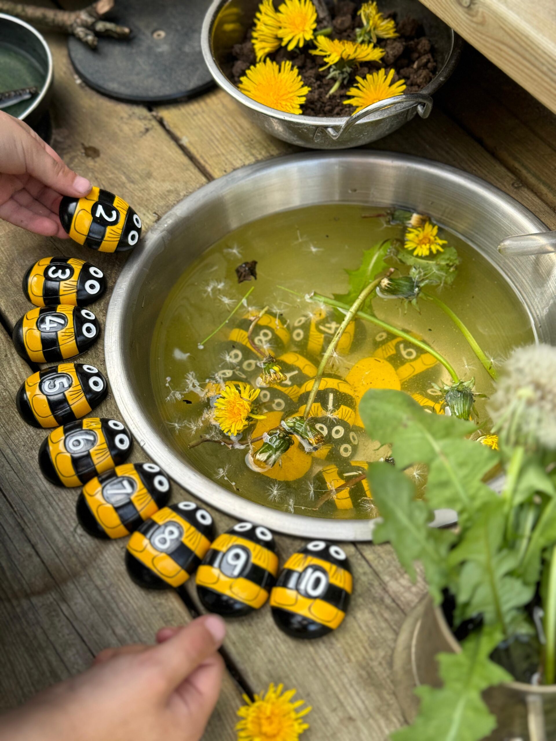 Yellow Door Honey Bee Number pietre numere 20 piese 1-10