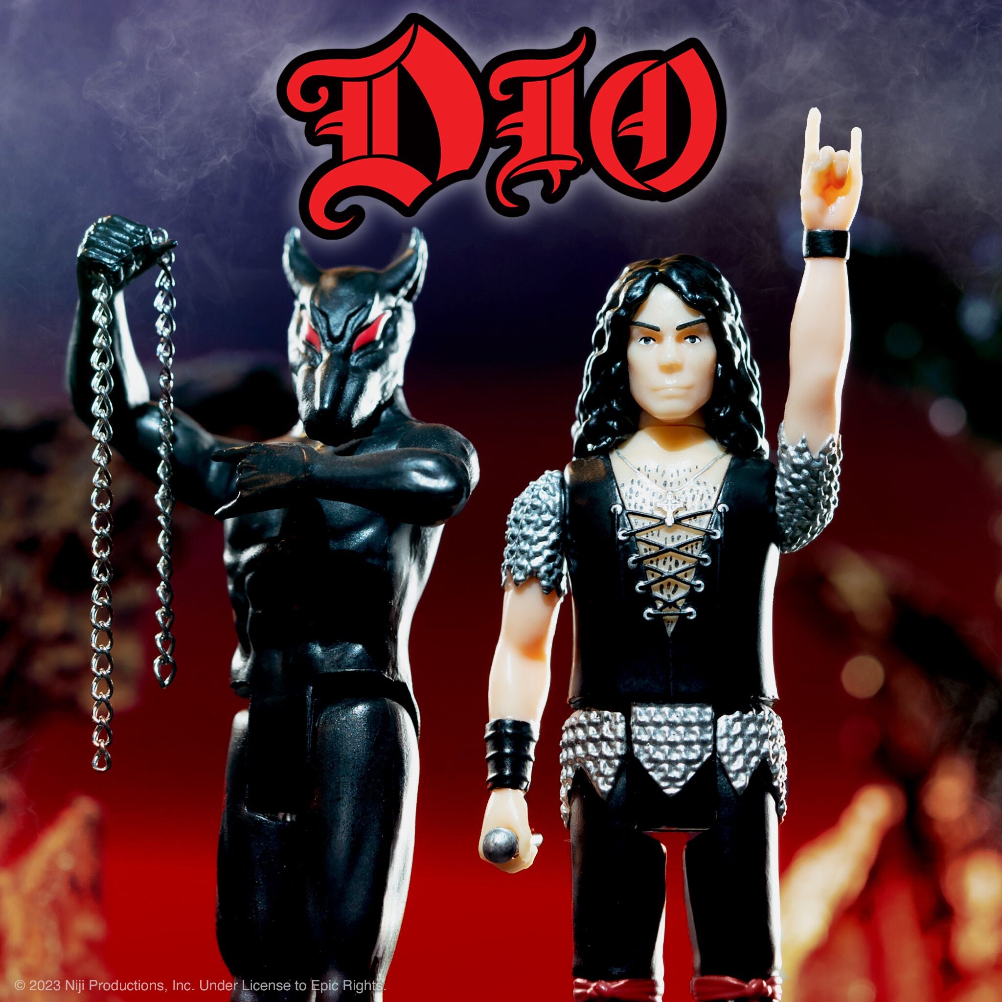 Super7 Dio ReAction Ronnie James Dio Murray set 2 figurine