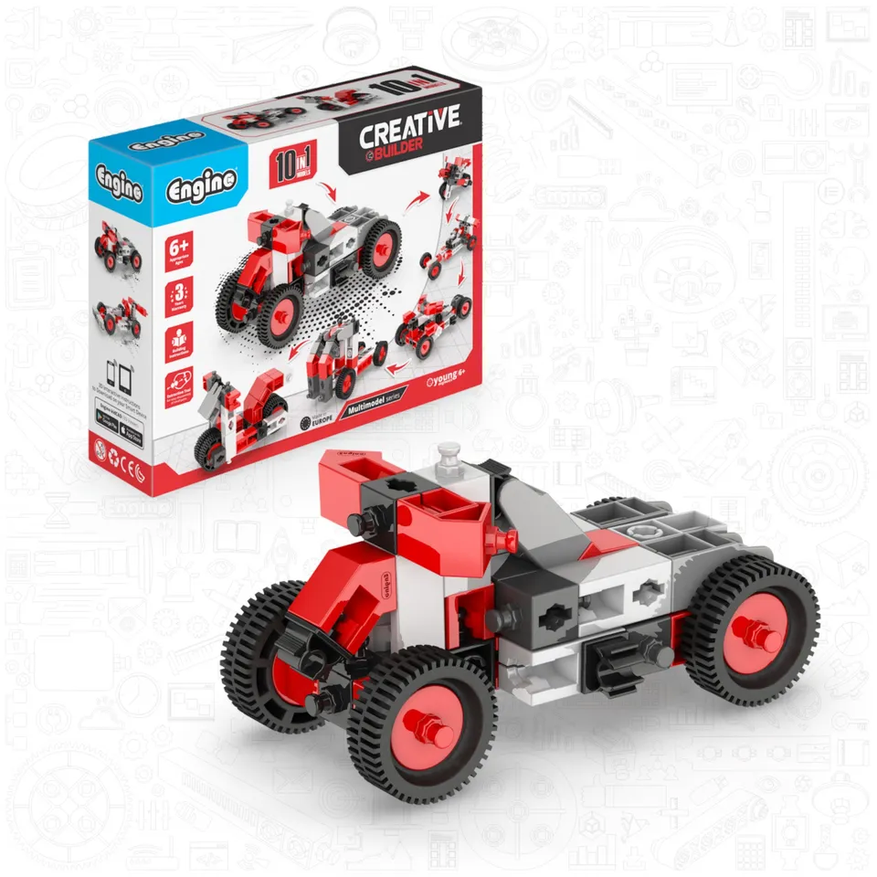Engino Creative Builder set constructie 10 modele 51 piese