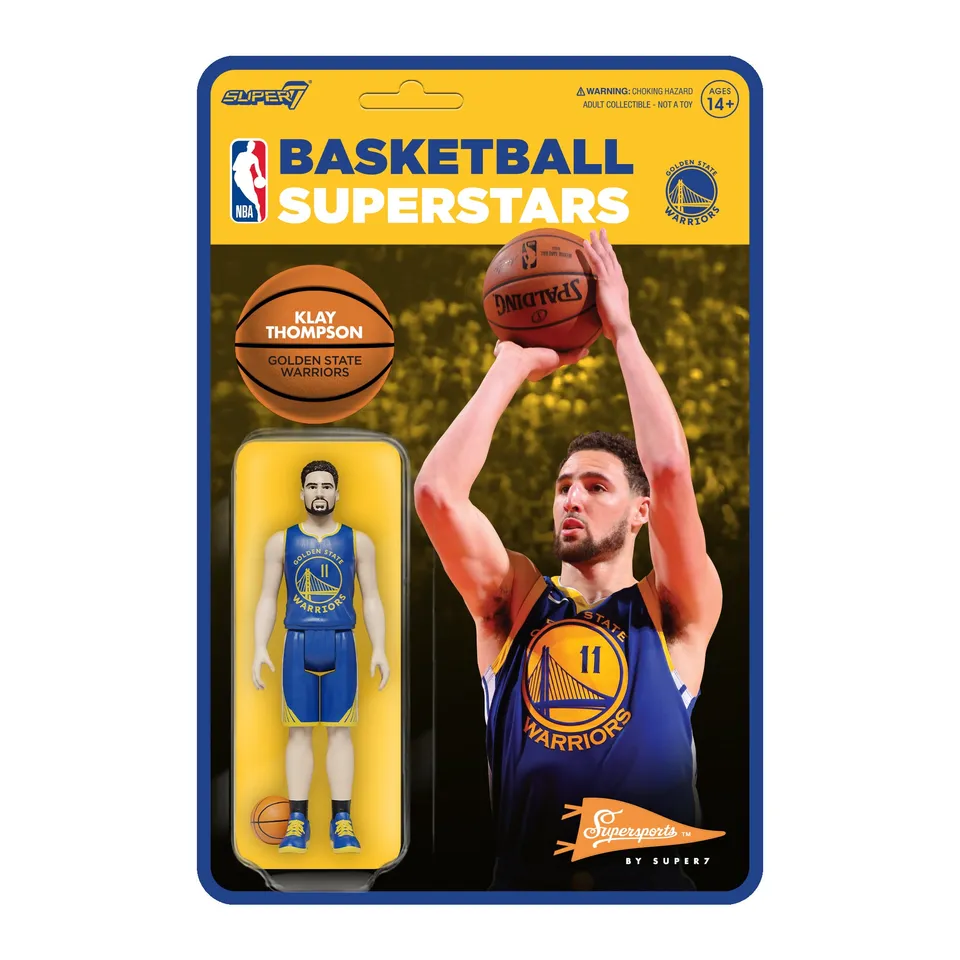 Super7 NBA Supersports Wave 4 Klay Thompson figurina 9,5 cm