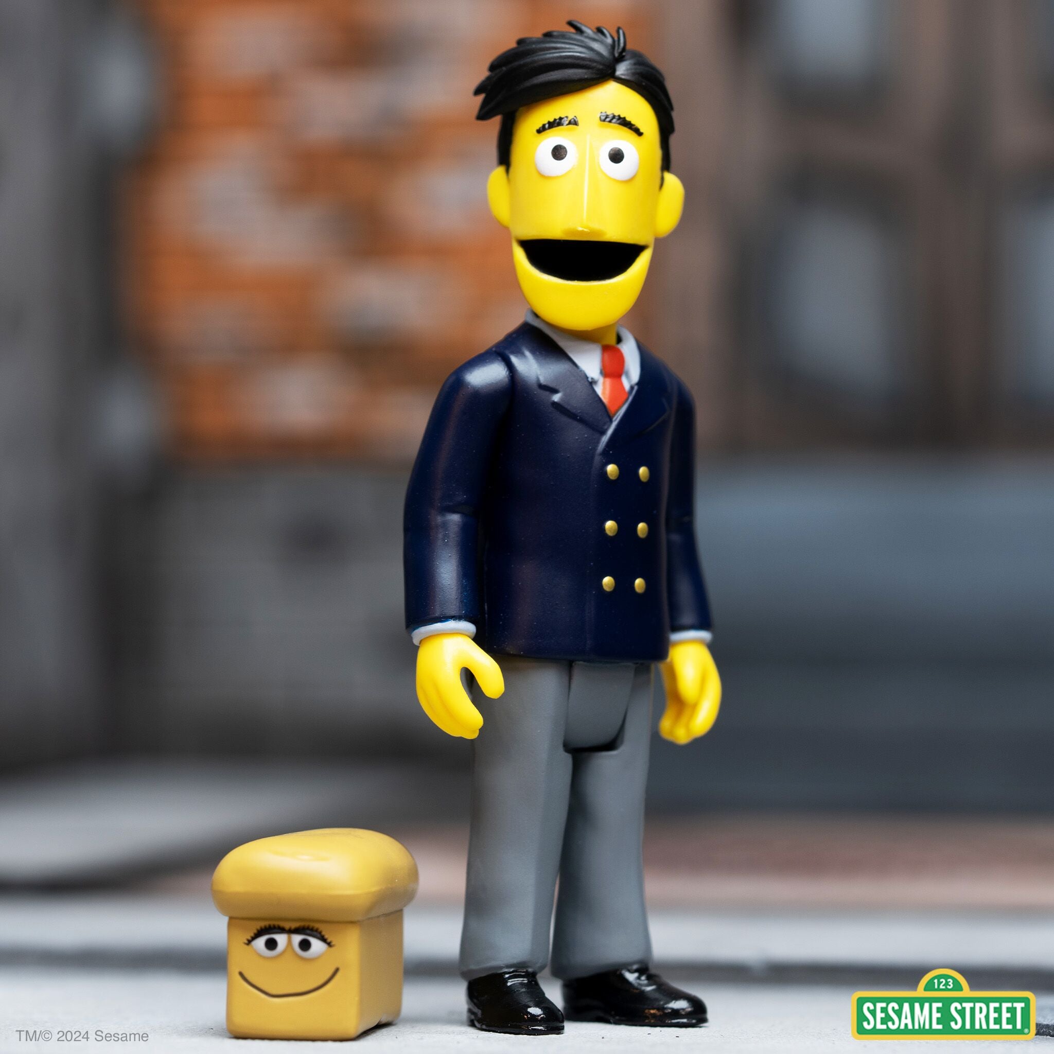 Super7 Sesame Street ReAction figurină Guy Smiley cu pâine