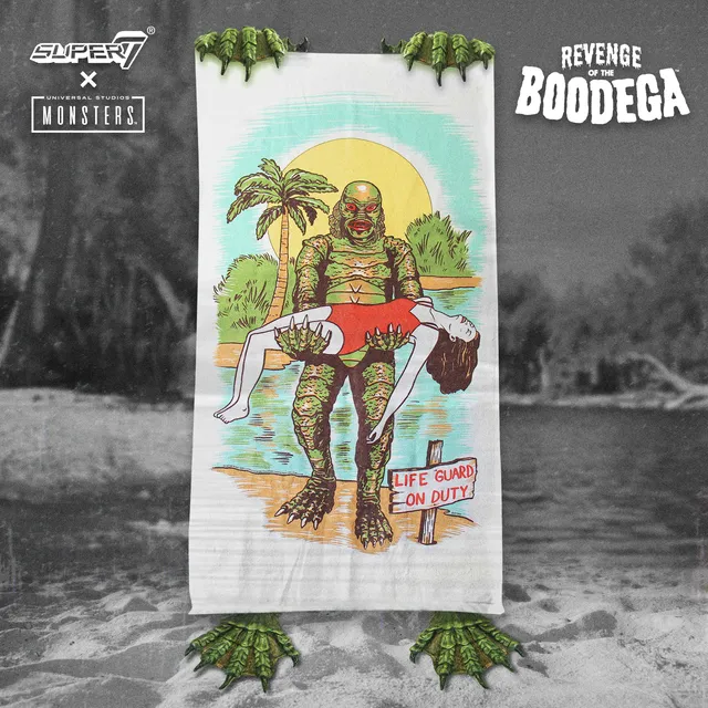 Super7 Universal Monsters Creature prosop plaja 76x152 cm