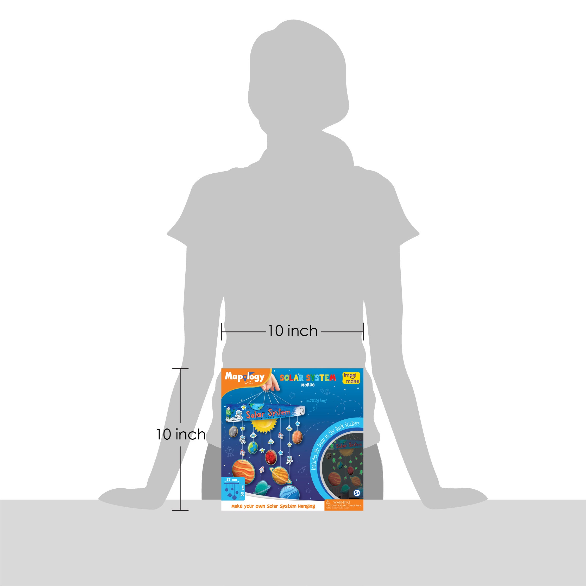 Imagimake Mapology Solar System set mobil sistem solar glow