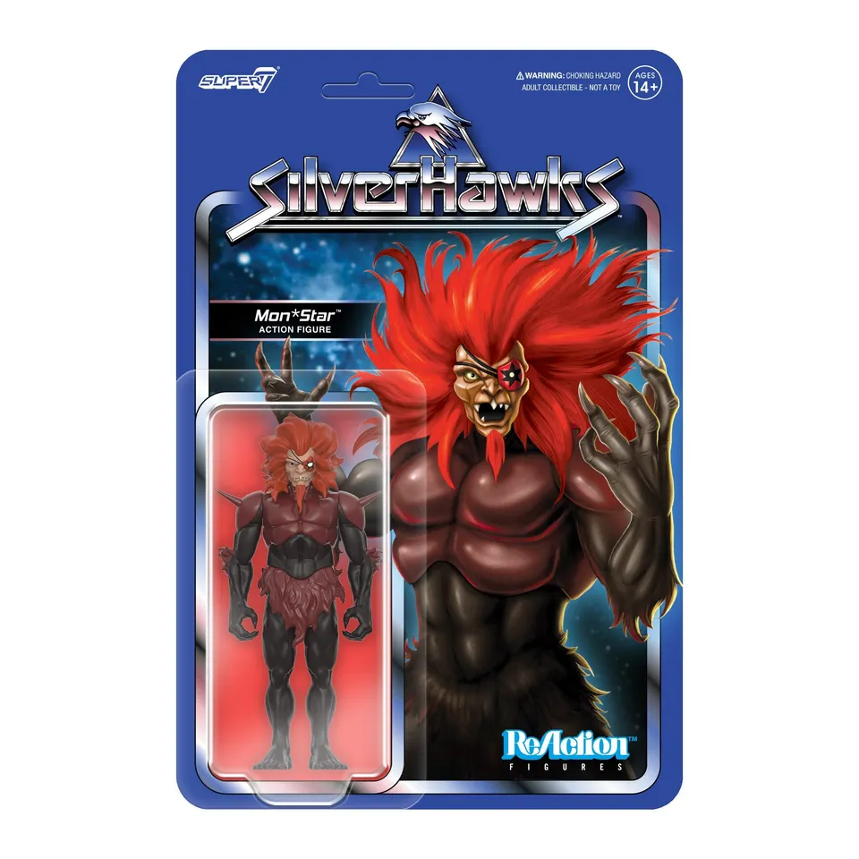 Super7 SilverHawks Mon*Star figurină 9,5 cm pre-transformare