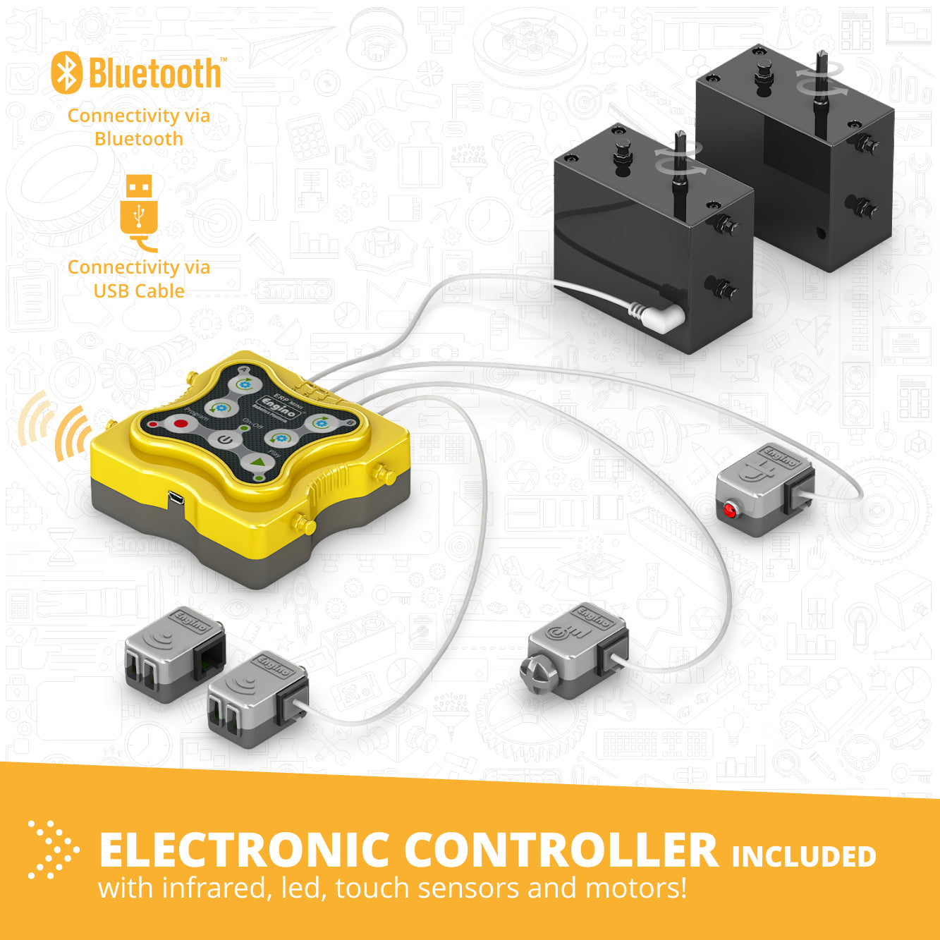 Engino ERP Mini set robotica 40 modele programabil 7-9 ani