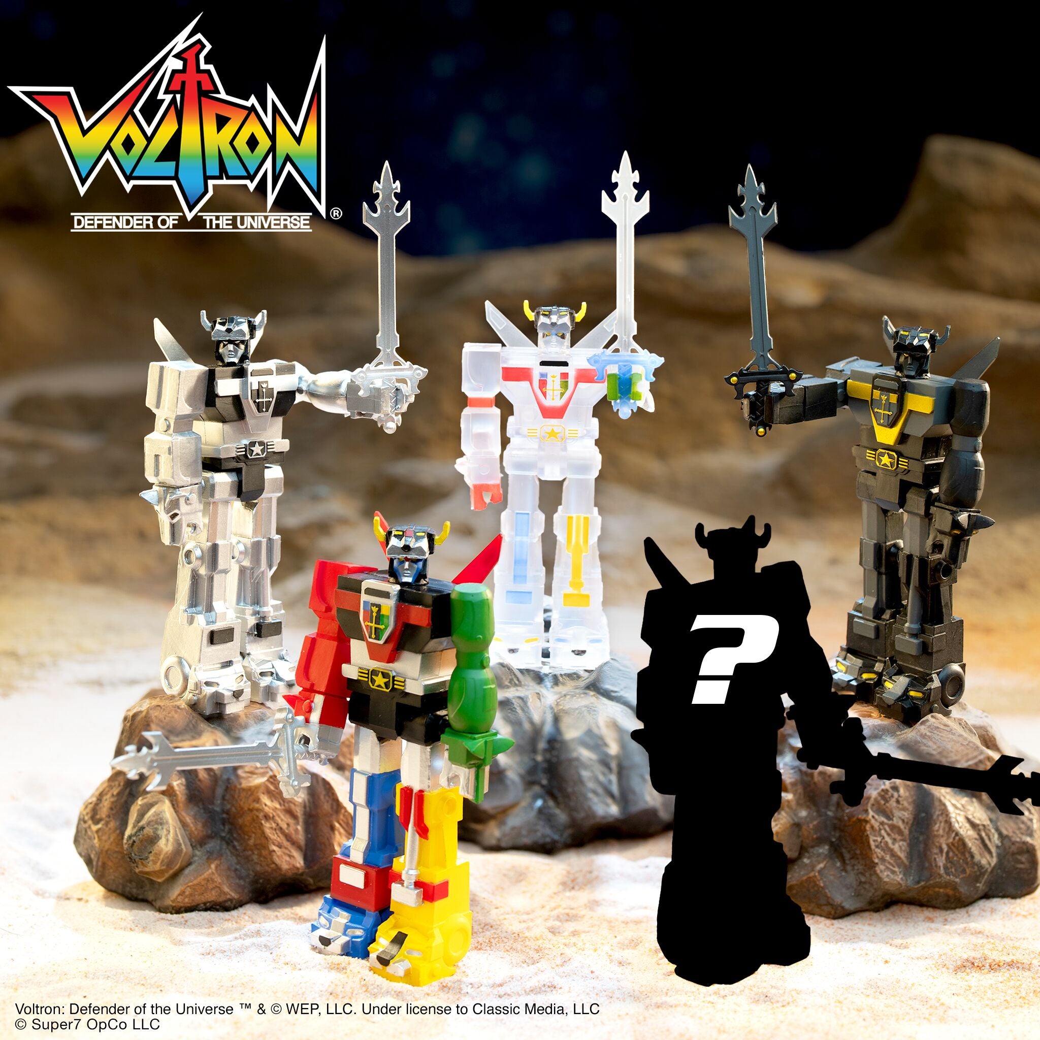 Super7 Voltron Blind Box figurina surpriza 9,5 cm