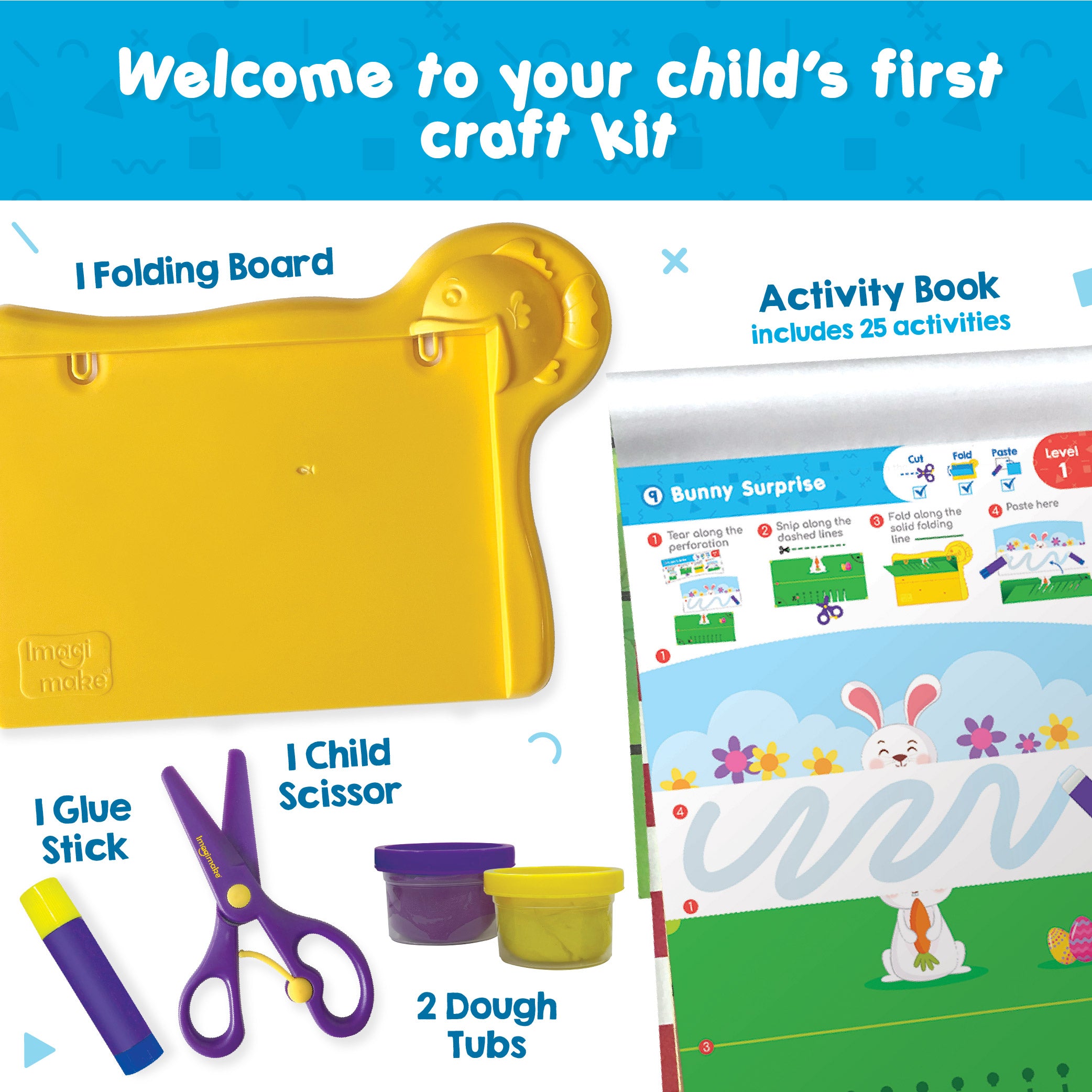 Imagimake Kiddi-Do Junior Combo set educativ 3 în 1