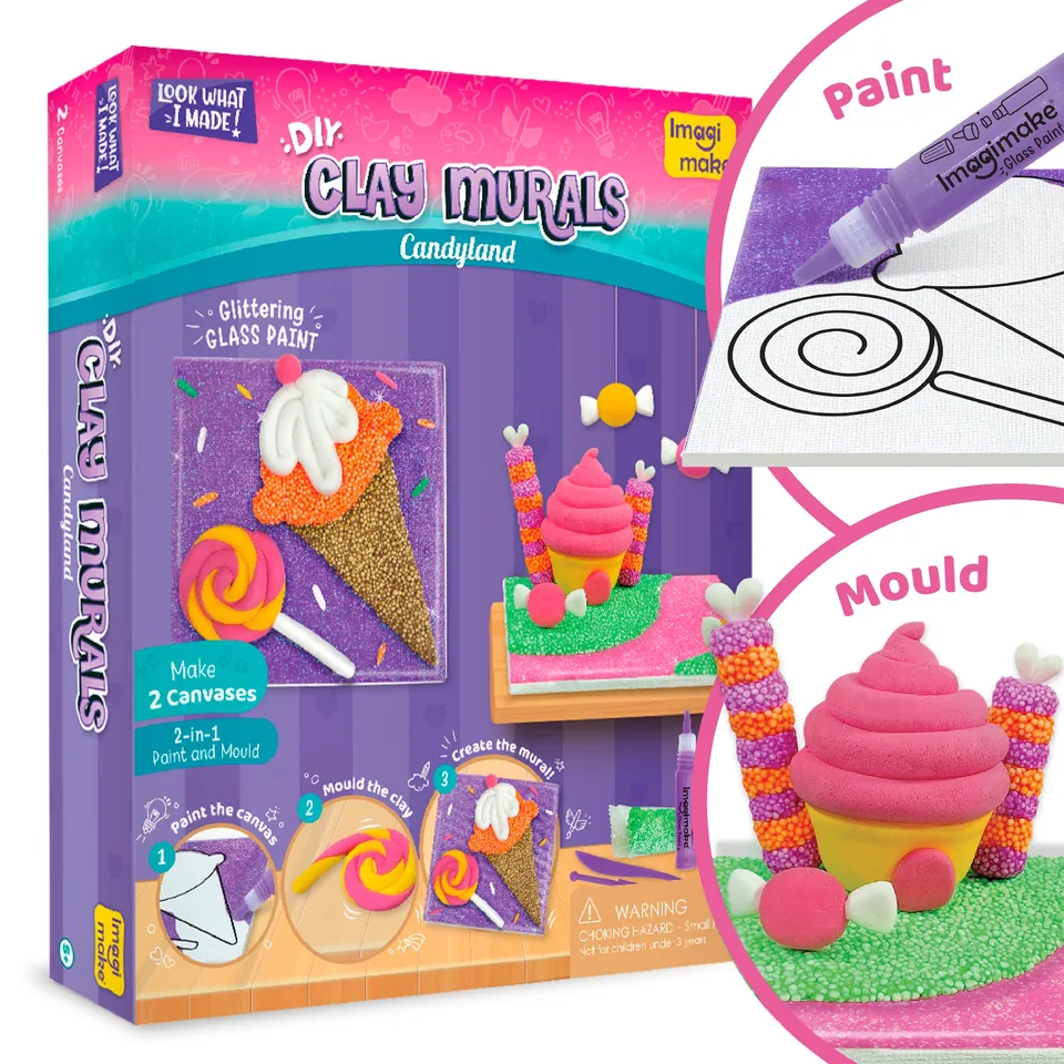 Imagimake Clay Murals set modelaj Candyland 5 ani+