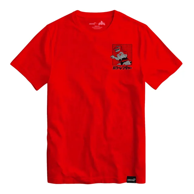 Super7 Power Rangers Red Ranger Dino tricou roșu