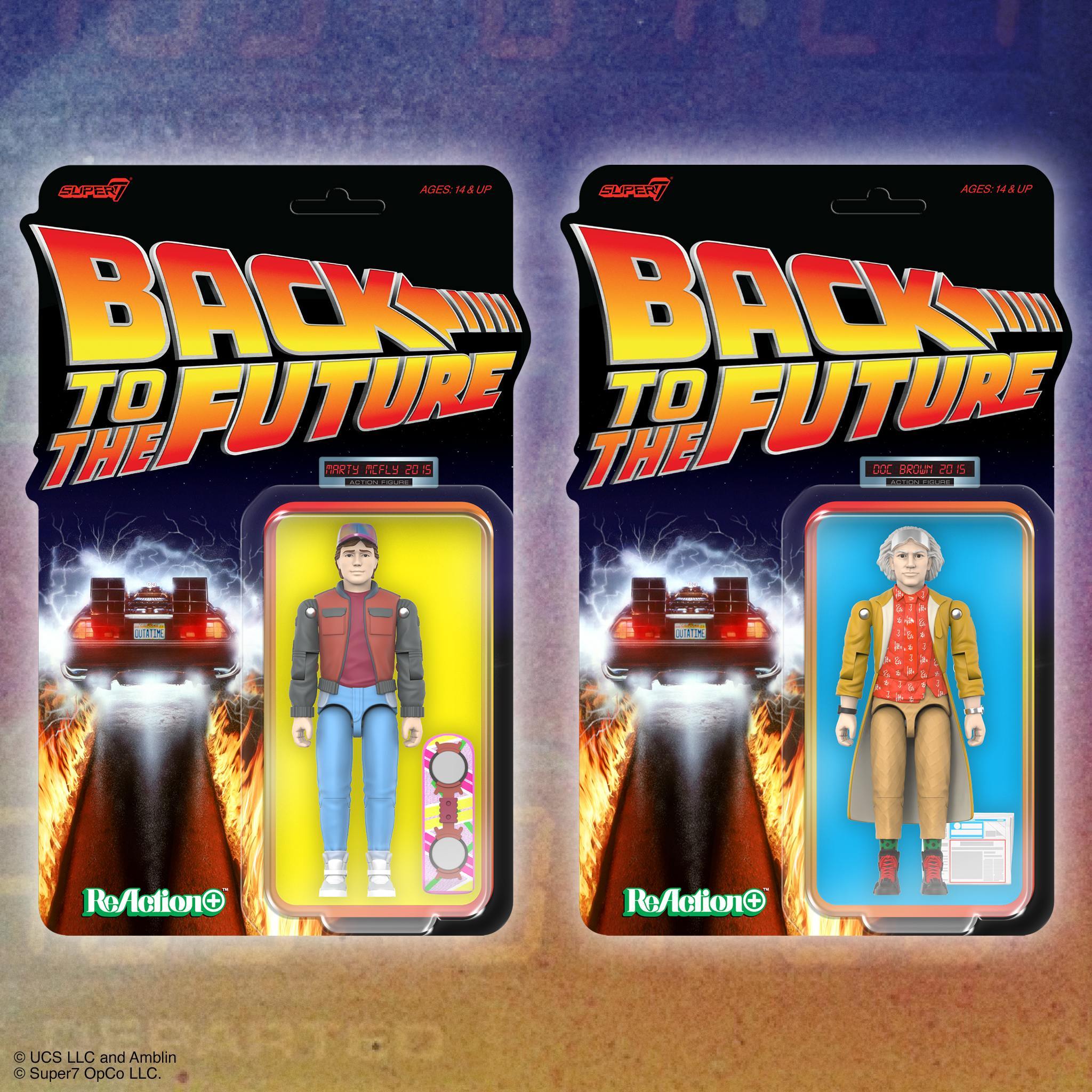 Super7 Back to the Future Marty Doc set 2 figurine 2015