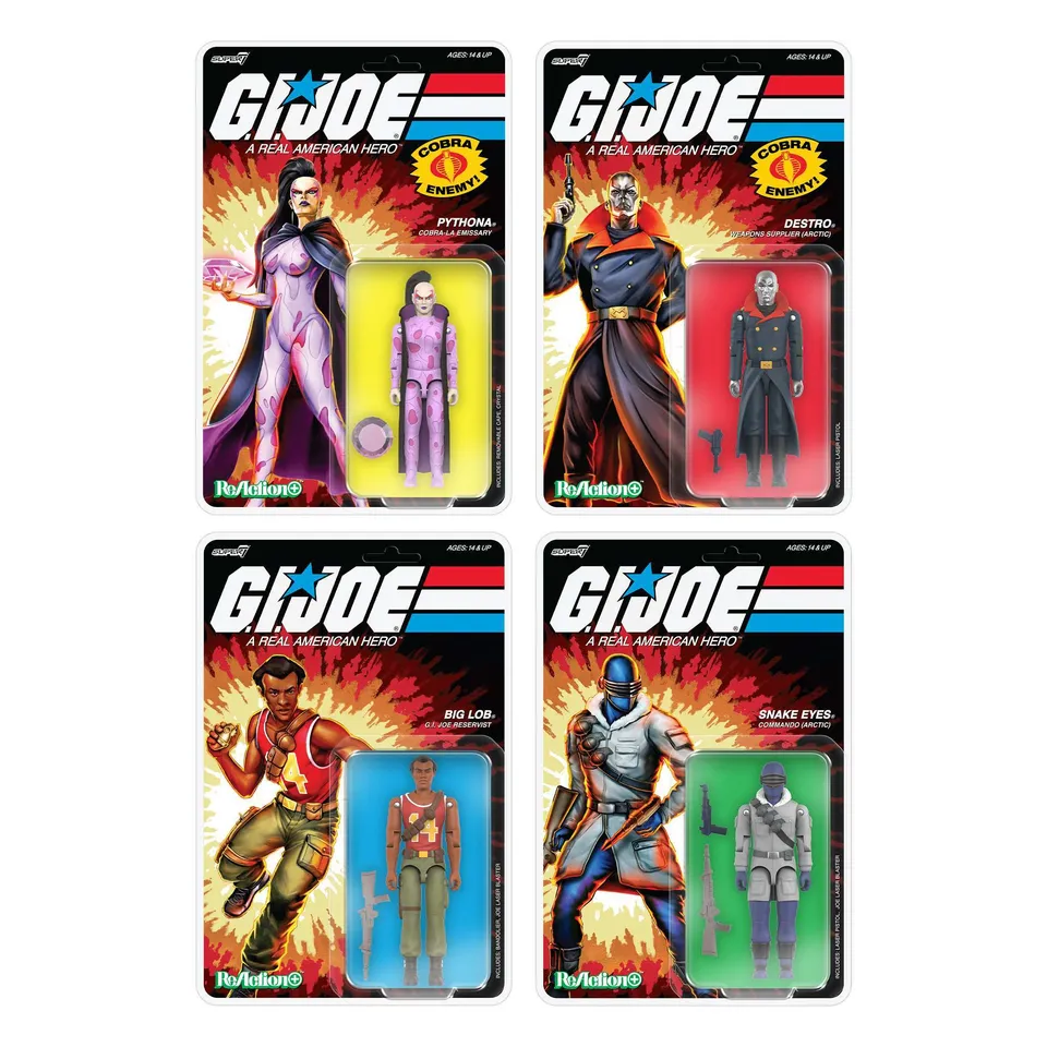 Super7 G.I. Joe ReAction+ set 4 figurine Movie 9,5 cm