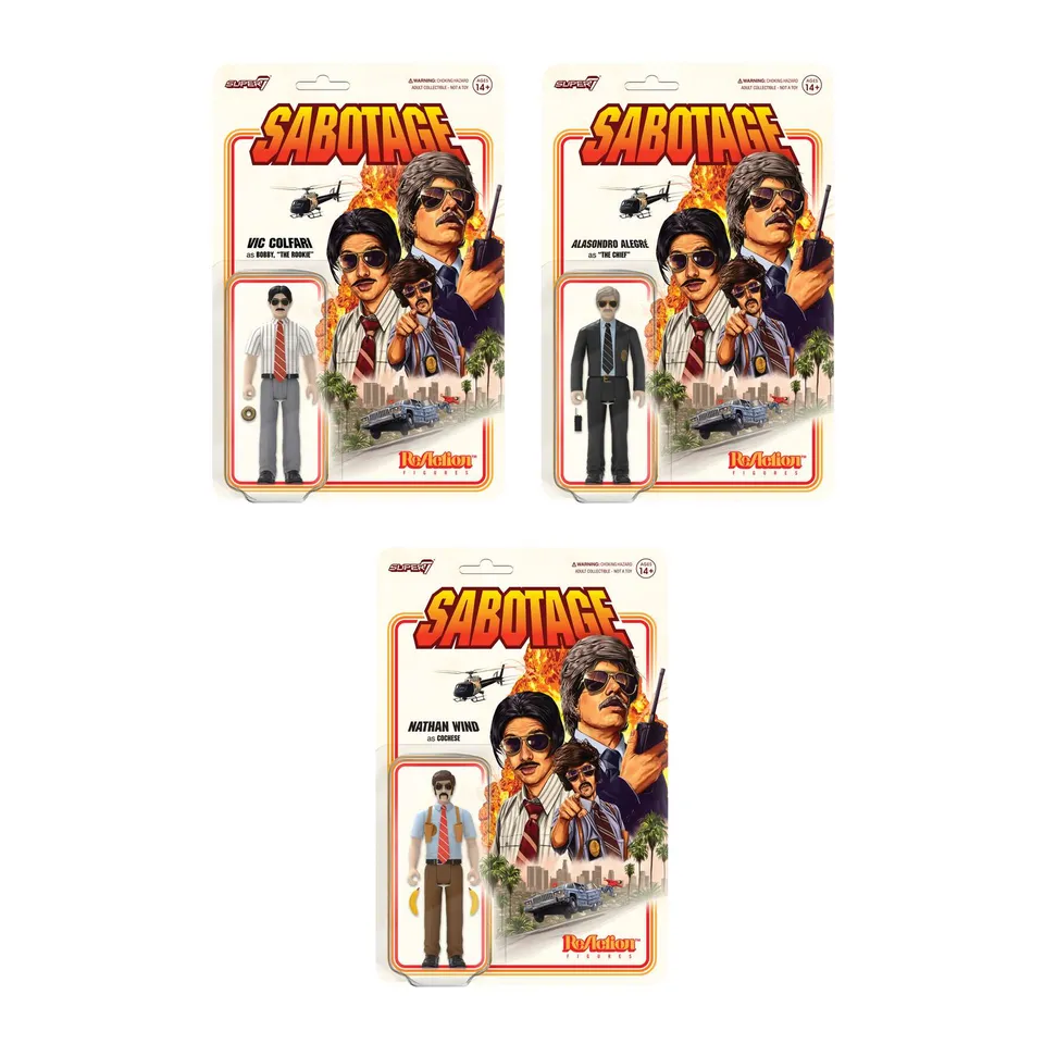 Super7 Beastie Boys ReAction Sabotage set 3 figurine