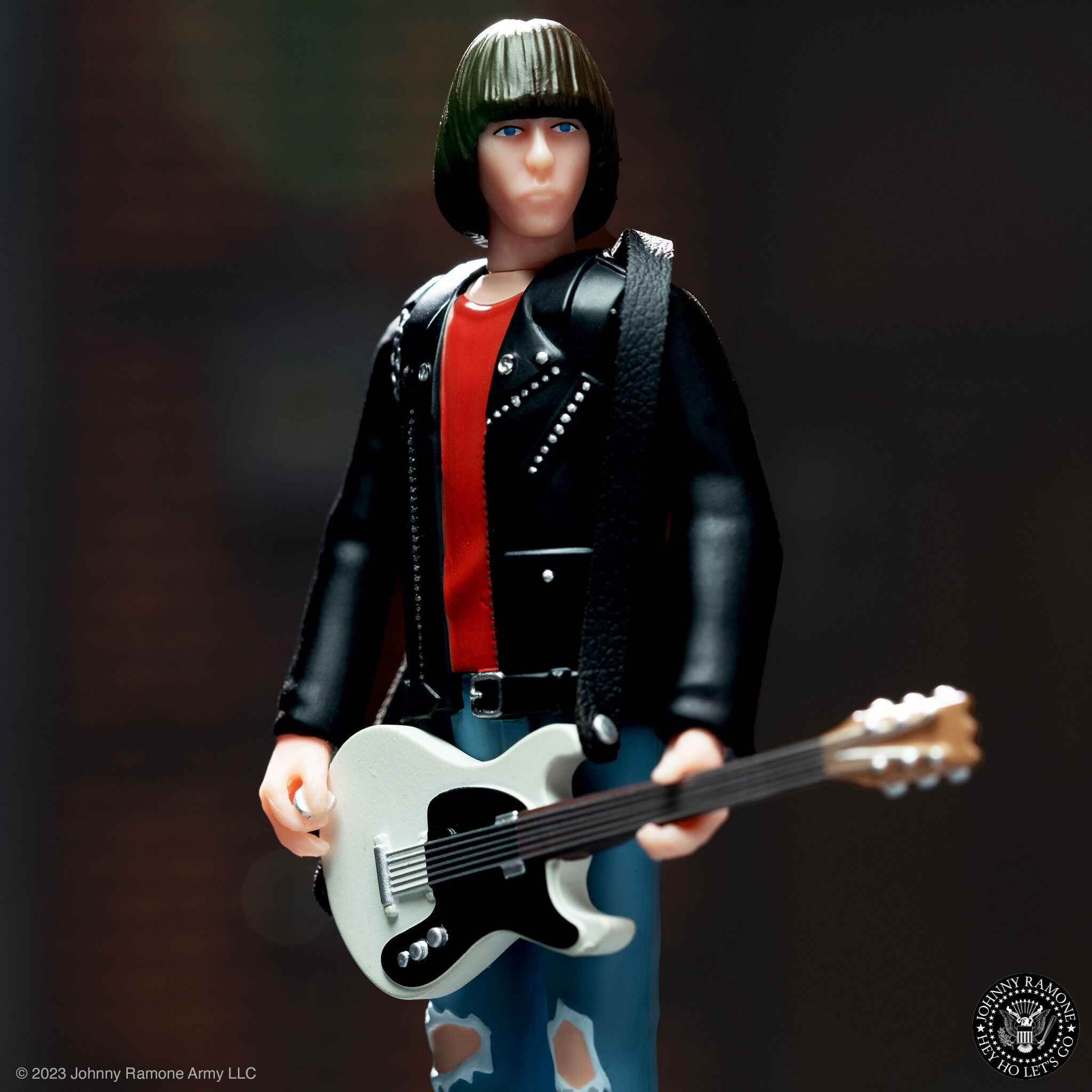Super7 ReAction Johnny Ramone figurina cu chitara