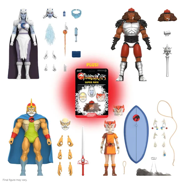 Super7 ThunderCats Ultimates Wave 9 set 4 figurine vintage