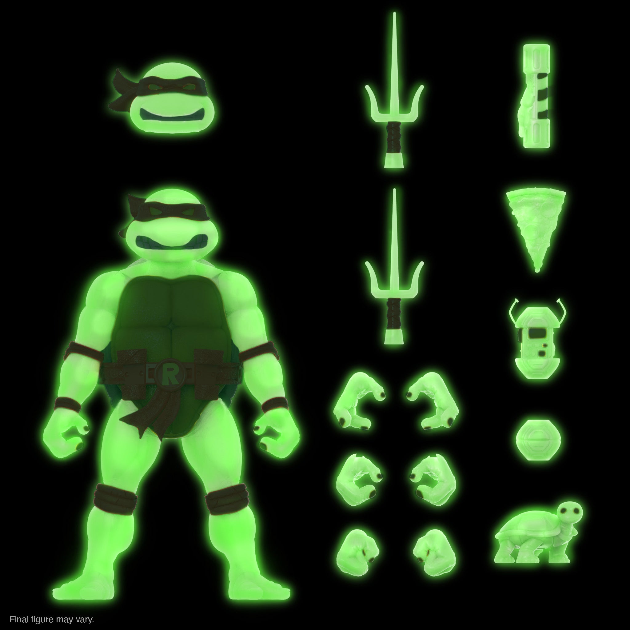 Super7 Ultimates Raphael Mutagen Ooze figurină fosforescentă