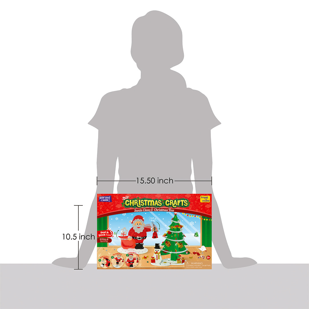 Imagimake Christmas Craft Kit set creatie Craciun 3 personaje 3+ ani