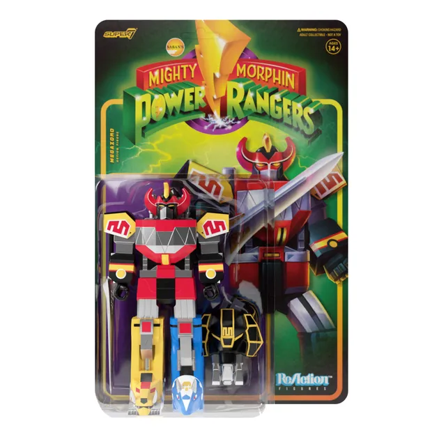 Super7 ReAction Power Rangers Megazord figurina 15 cm