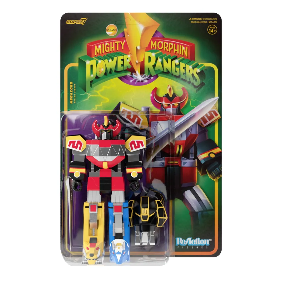 Super7 ReAction Power Rangers Megazord figurina 15 cm