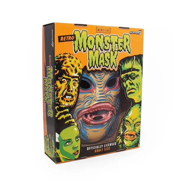 Super7 Universal Monsters Creature Black Lagoon mască galbenă