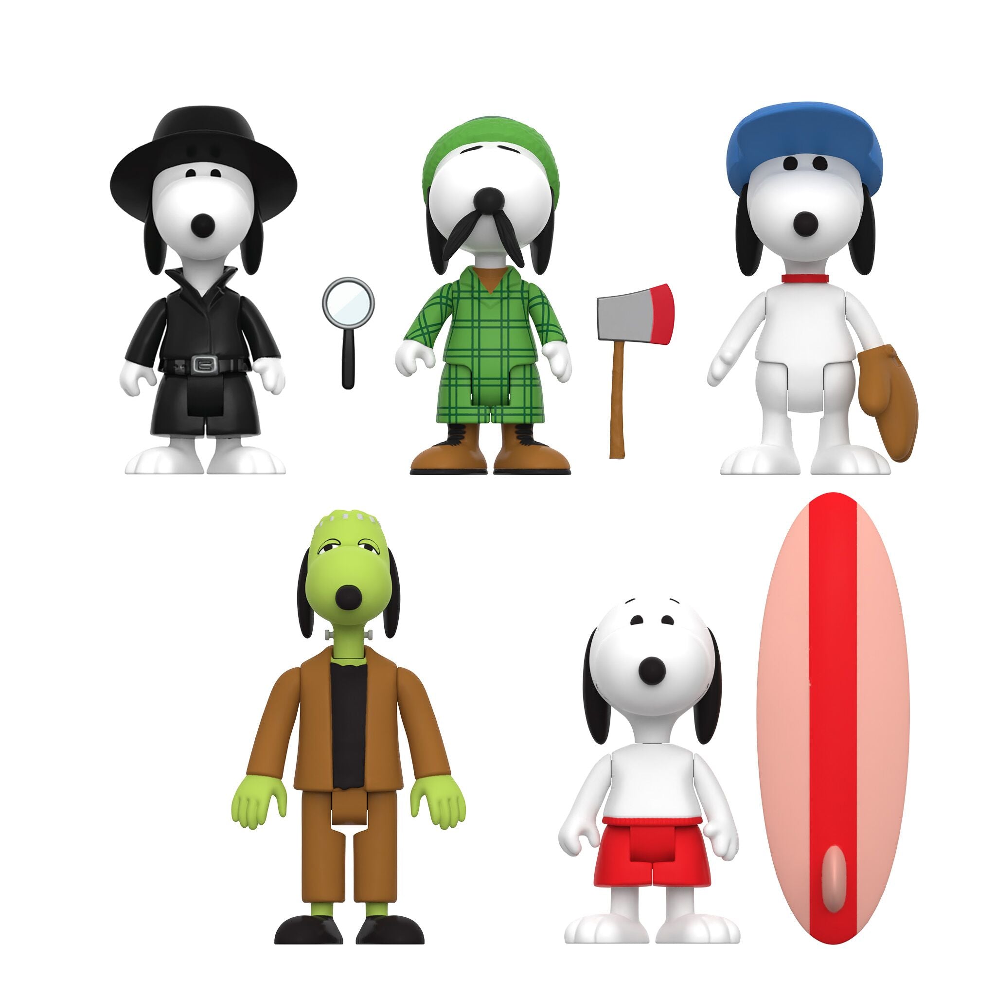 Super7 Peanuts Snoopy Blind Box set 12 figurine
