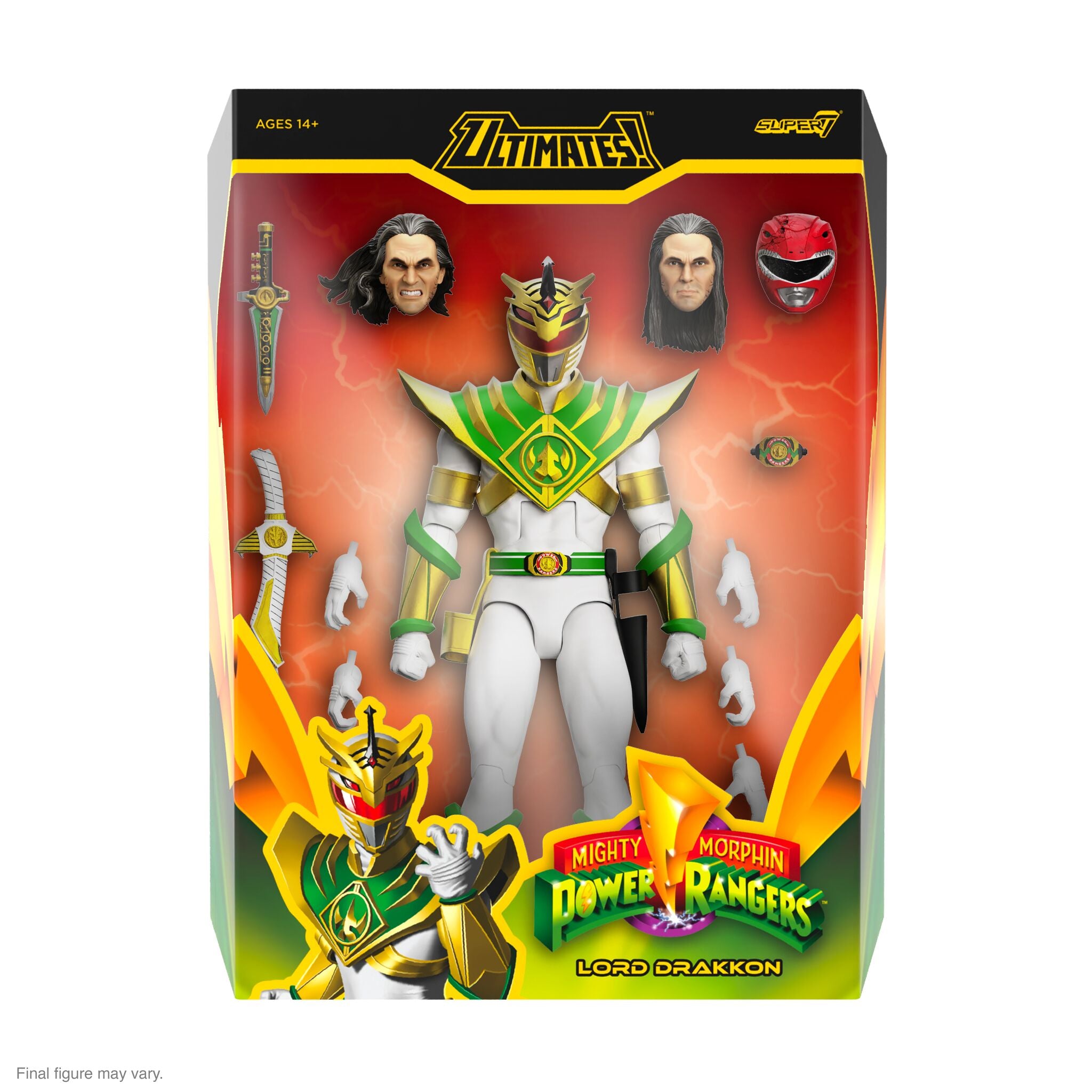 Super7 Power Rangers Ultimates figurina Lord Drakkon 18 cm