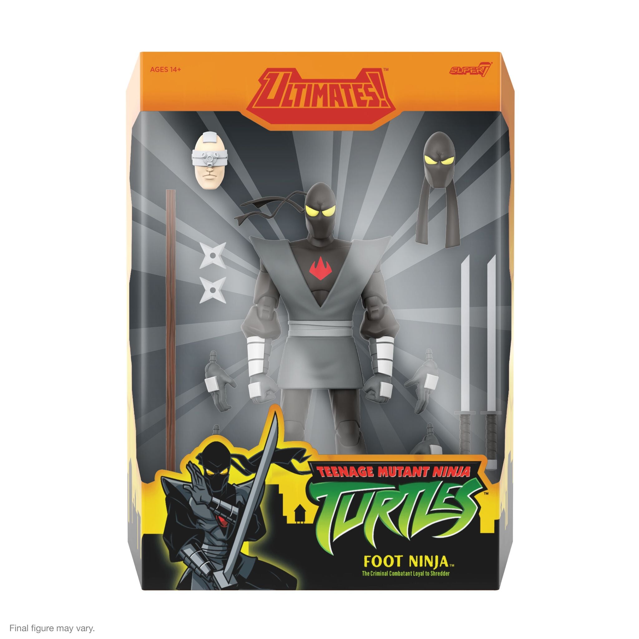 Super7 TMNT ULTIMATES Wave 13 set 4 figurine 18 cm