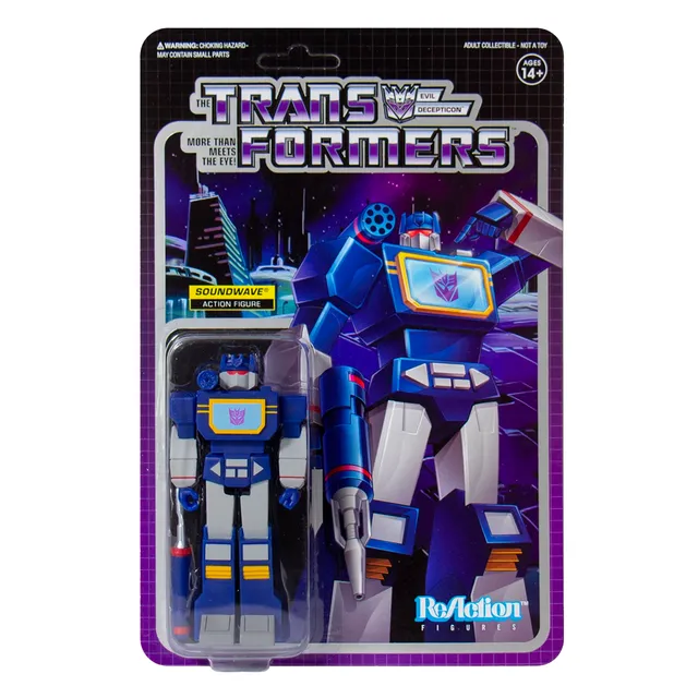 Super7 Transformers Soundwave figurina 9,5 cm