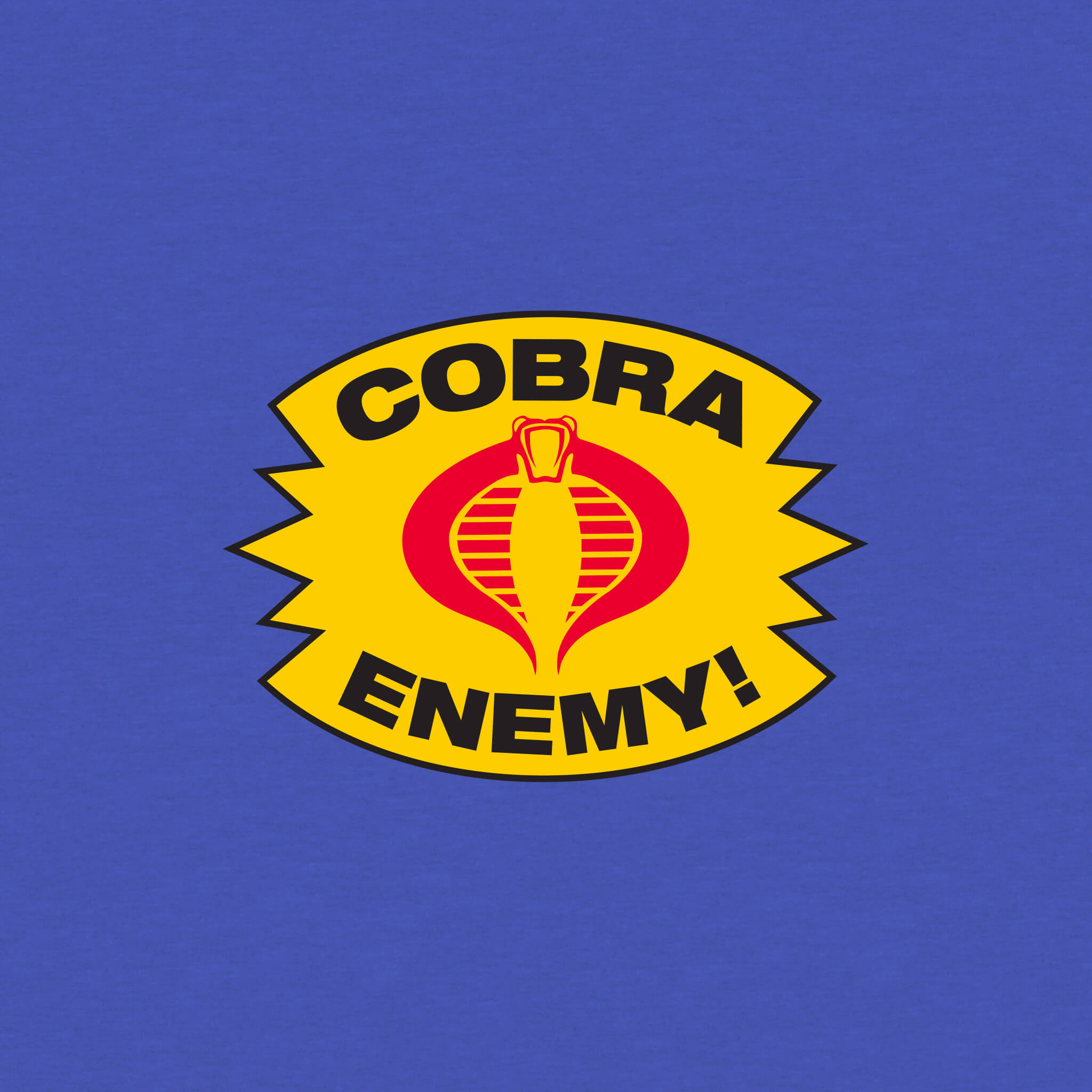 Super7 G.I. Joe Cobra Enemy tricou albastru bumbac