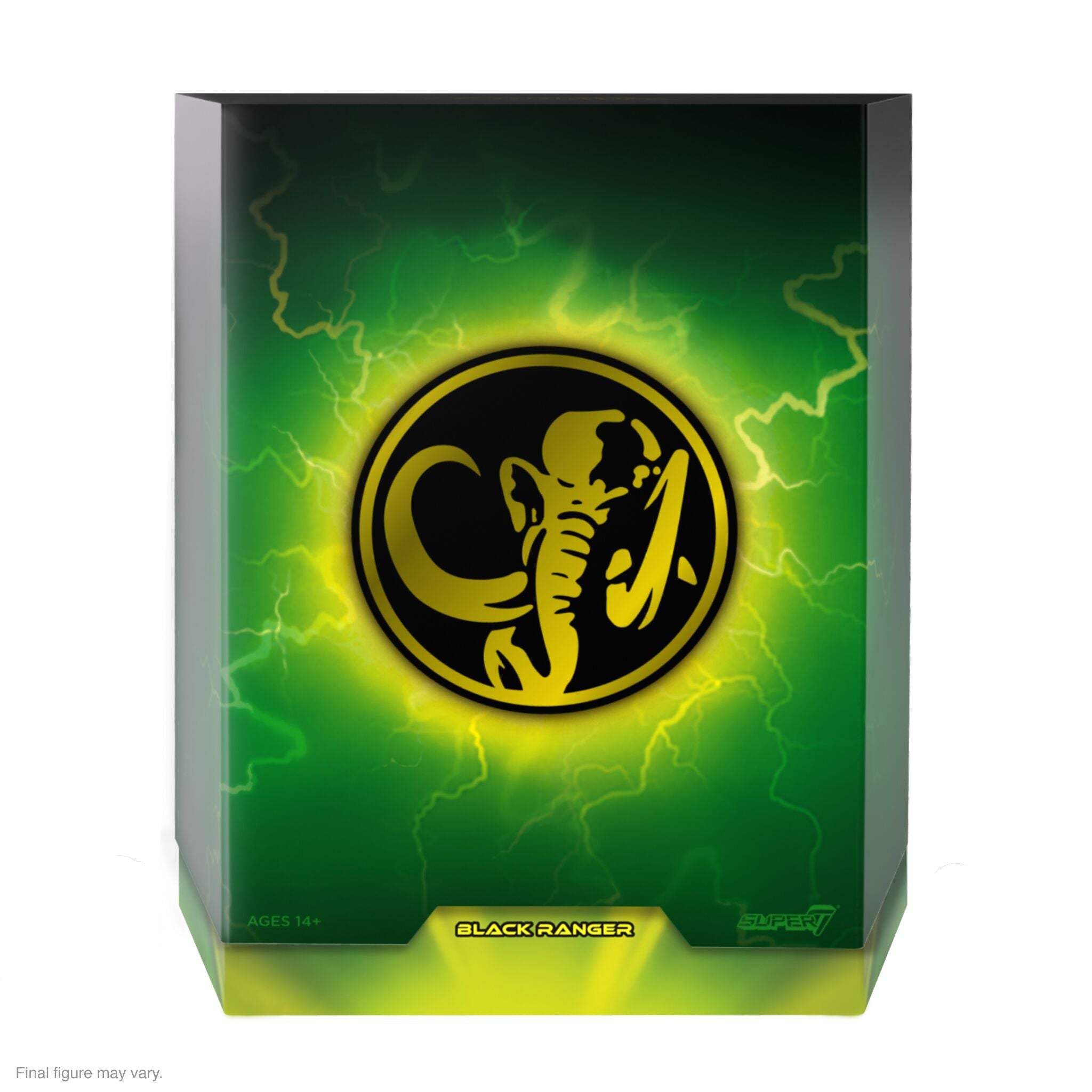 Super7 Ultimates Mighty Morphin Black Ranger figurina 18 cm
