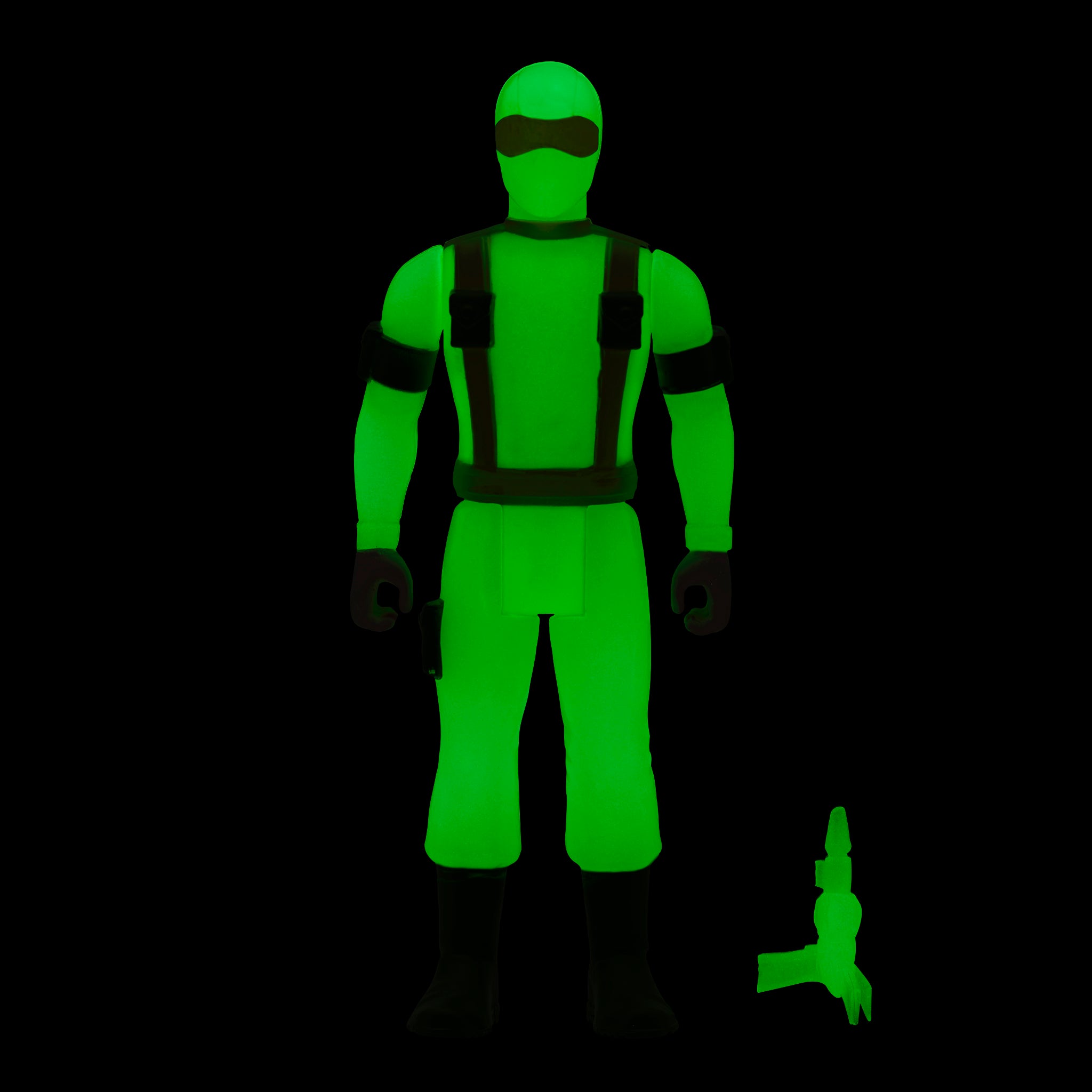 Super7 ReAction G.I. Joe Snake Eyes figurina Glow Patrol
