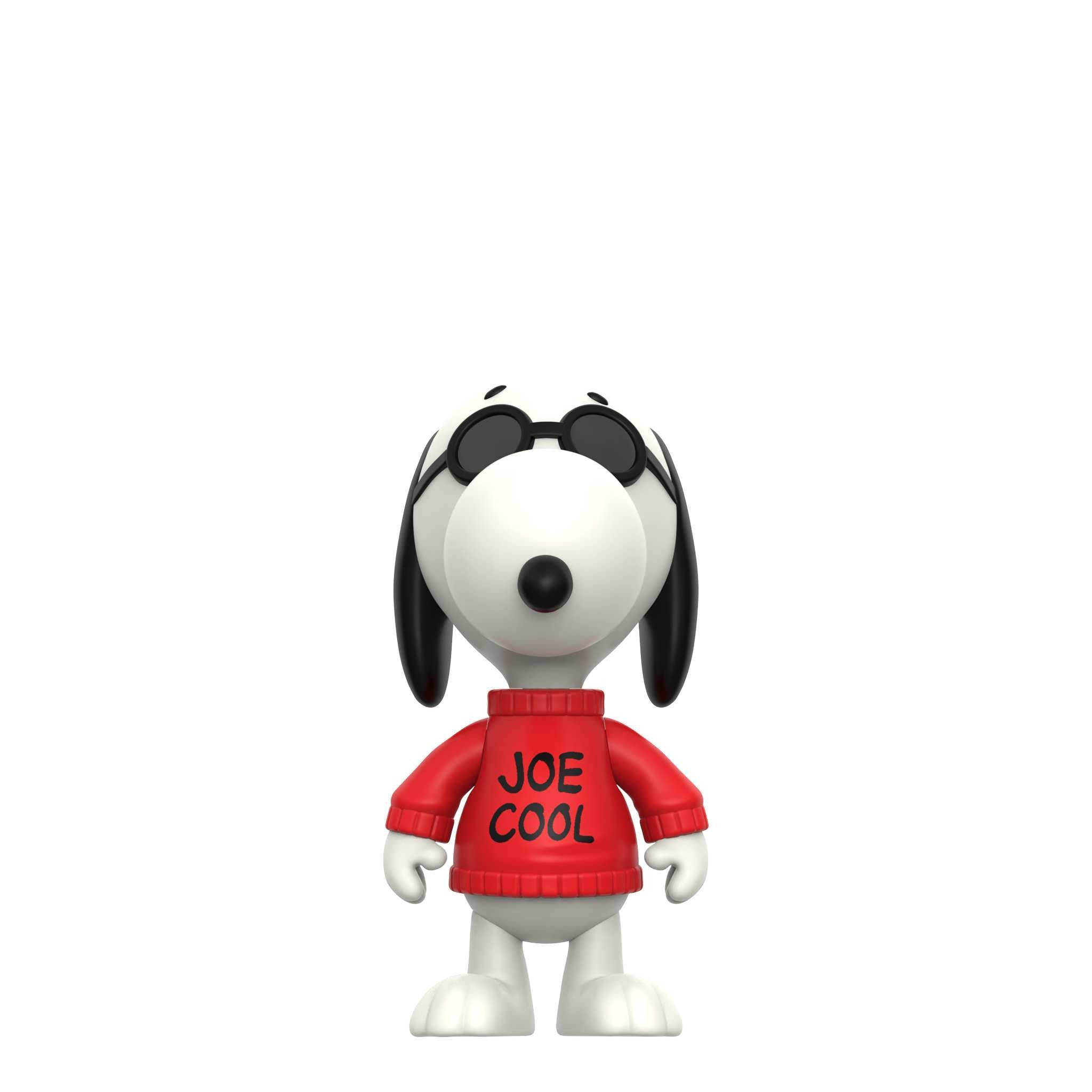 Super7 Peanuts ReAction Joe Cool figurina 9,5 cm Snoopy
