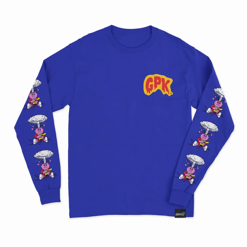 Super7 Garbage Pail Kids Adam Bomb bluza mov maneca lunga
