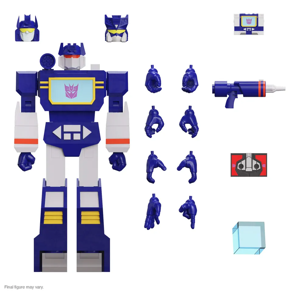 Super7 Ultimates Soundwave G1 figurină 18 cm