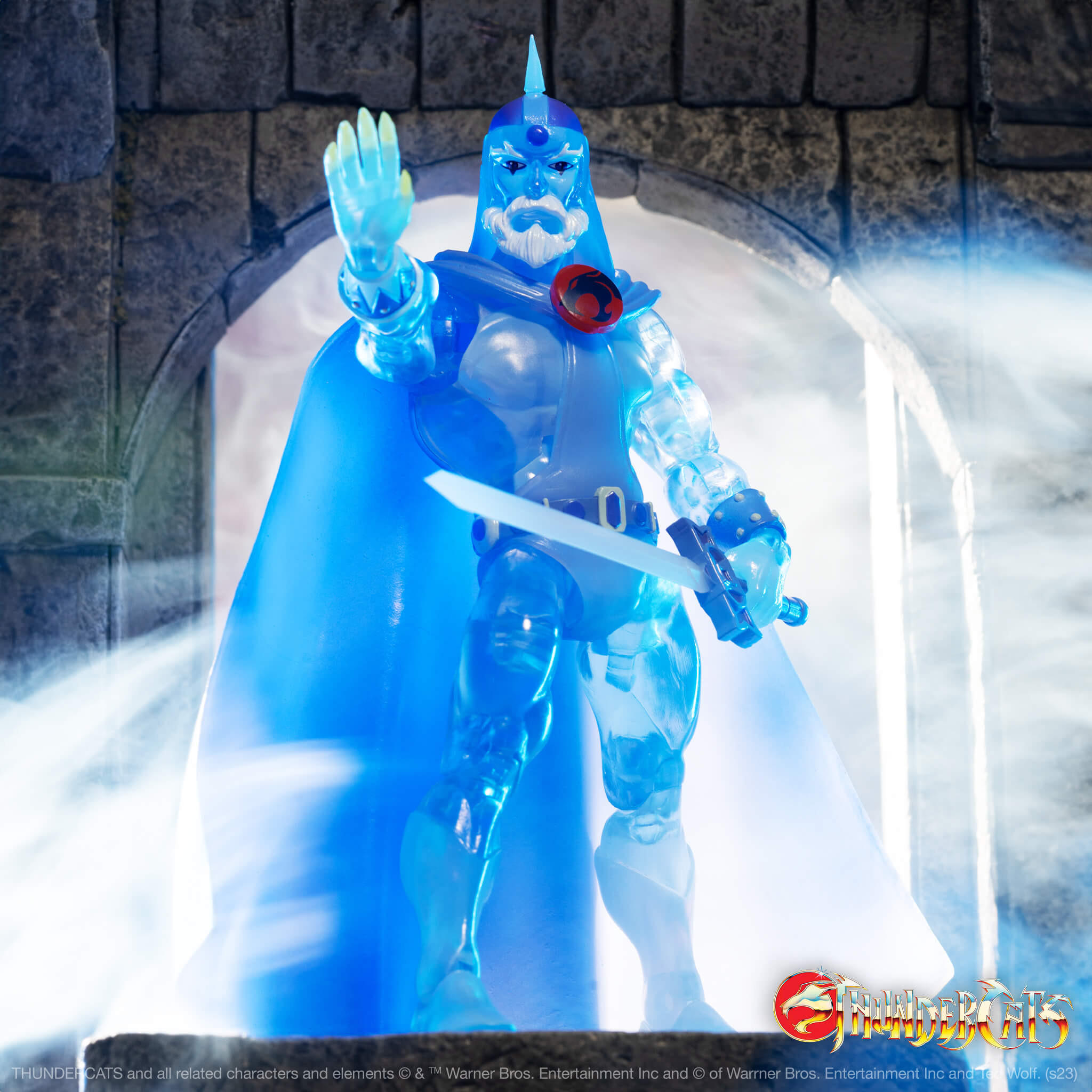 Super7 ThunderCats Ghost Jaga figurina 18 cm translucid