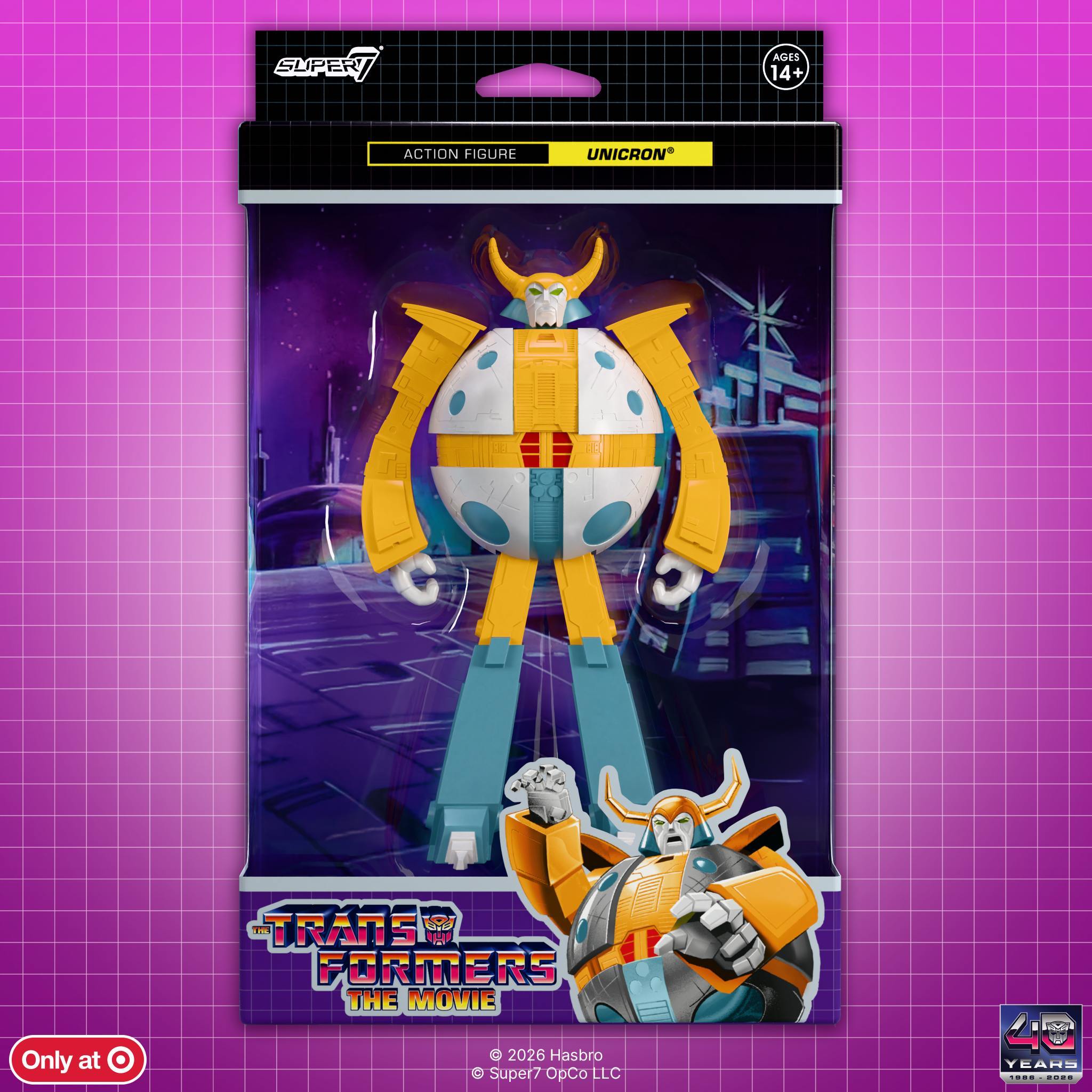 Super7 ReAction Unicron The Movie figurina 15 cm film