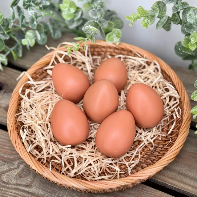 Yellow Door Play Eggs ouă joacă 6 buc piatră 60mm