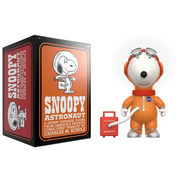 Super7 Peanuts SuperSize Snoopy figurina costum portocaliu 15