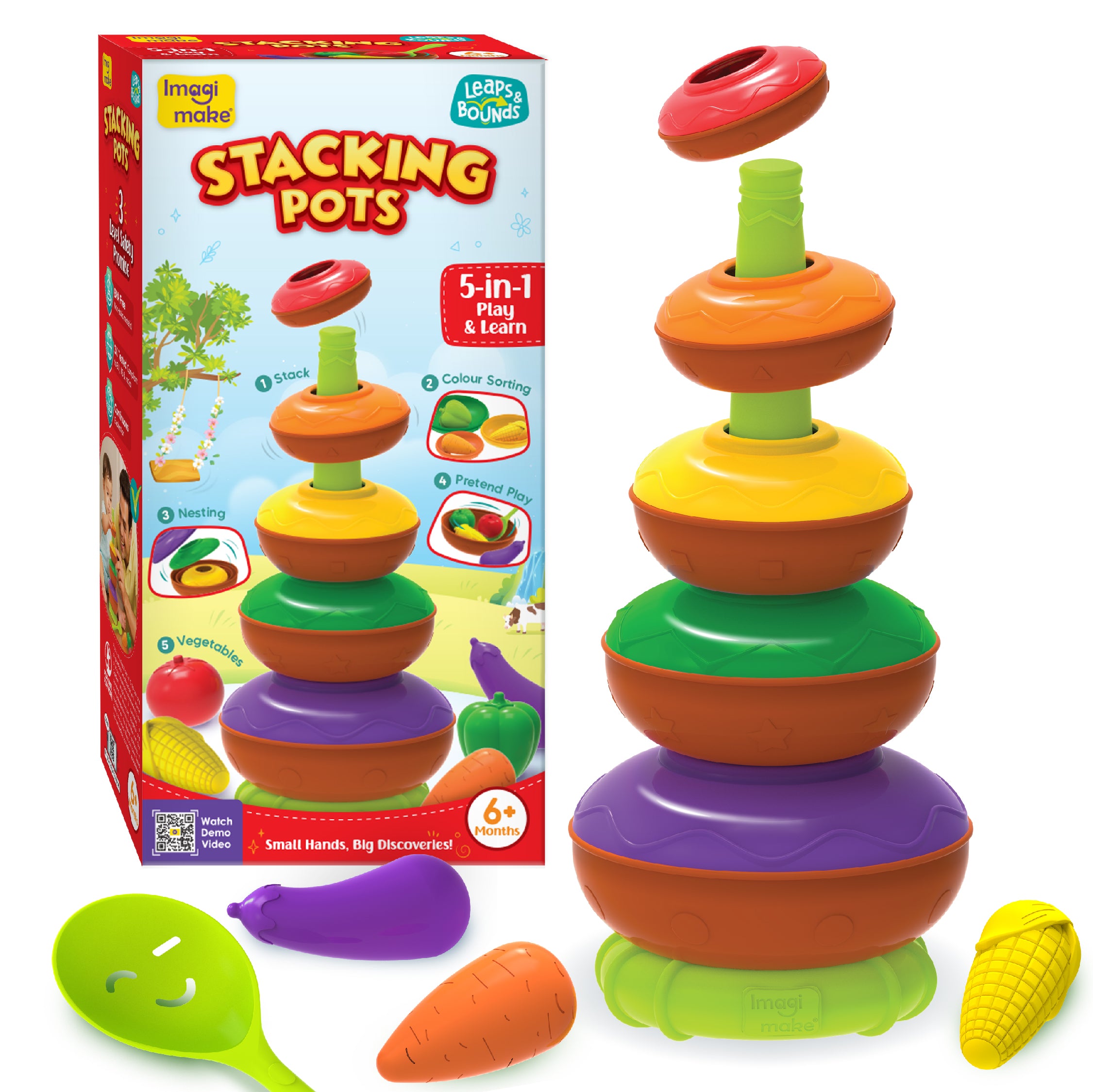Imagimake Leaps Bounds Toddlers set joaca sortare si baie