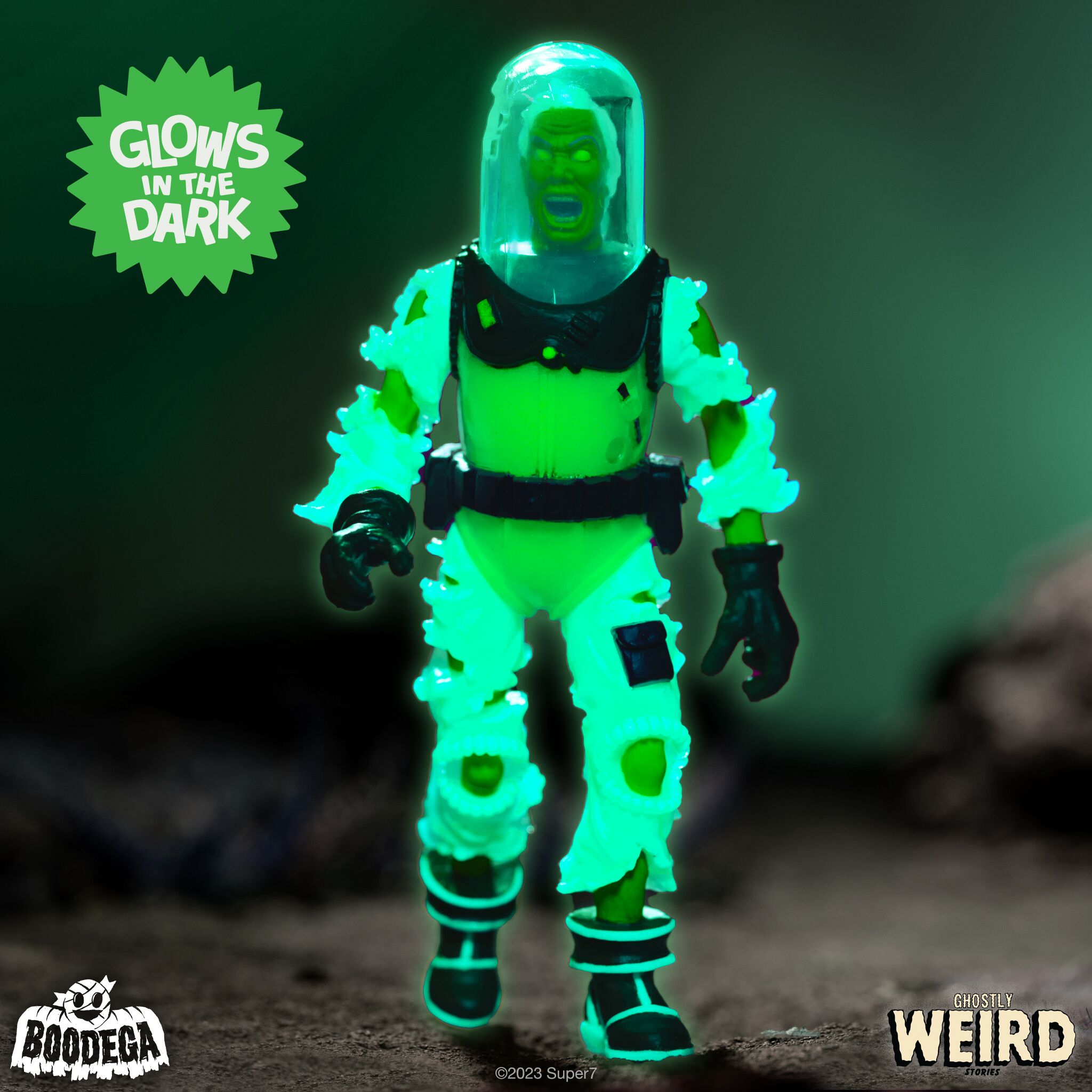 Super7 Pre-Code Horror Ben Woodruff figurina 9,5 cm glow