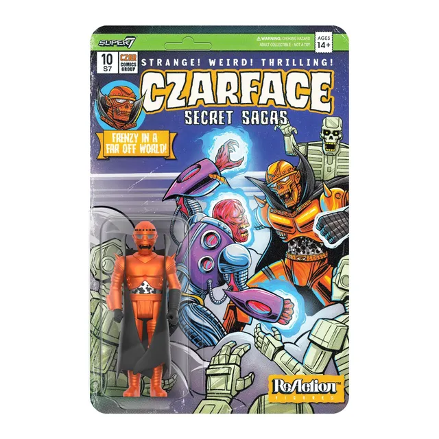 Super7 Czarface Orange Black figurină ReAction Wave 11